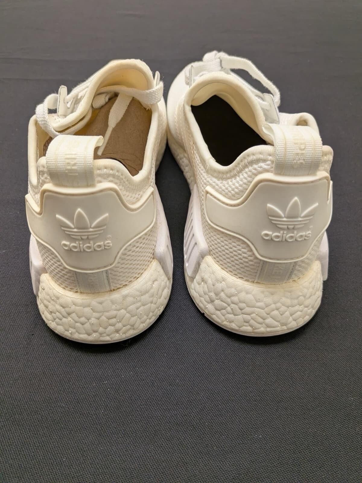 Adidas adidas NMD R1 Triple White White Monochrome S79166 US9 Size US 9 / EU 42 - 2 Thumbnail