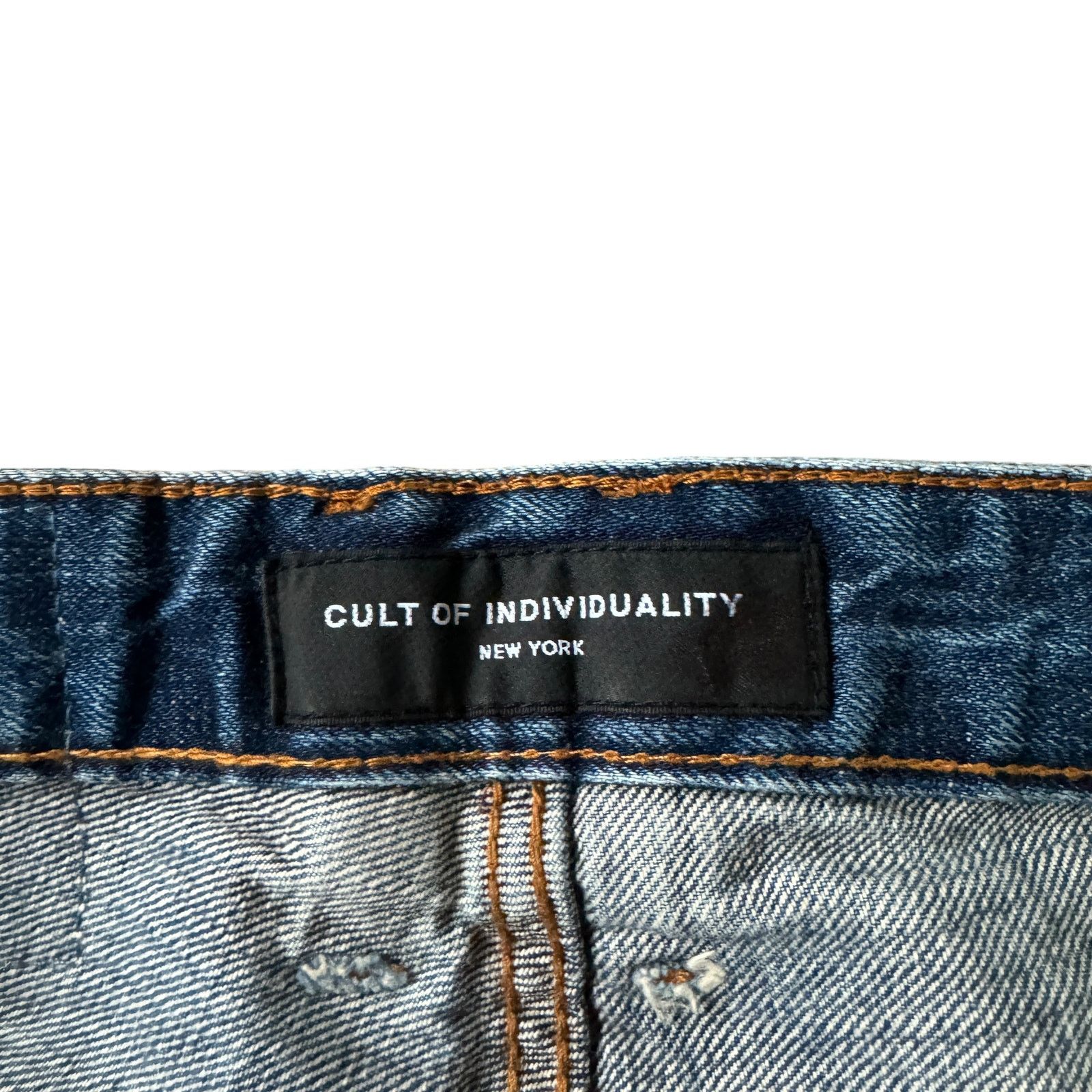 Cult Of Individuality Cult of Individuality Greaser Jeans Ripped Japanese Denim Size US 30 / EU 46 - 9 Thumbnail