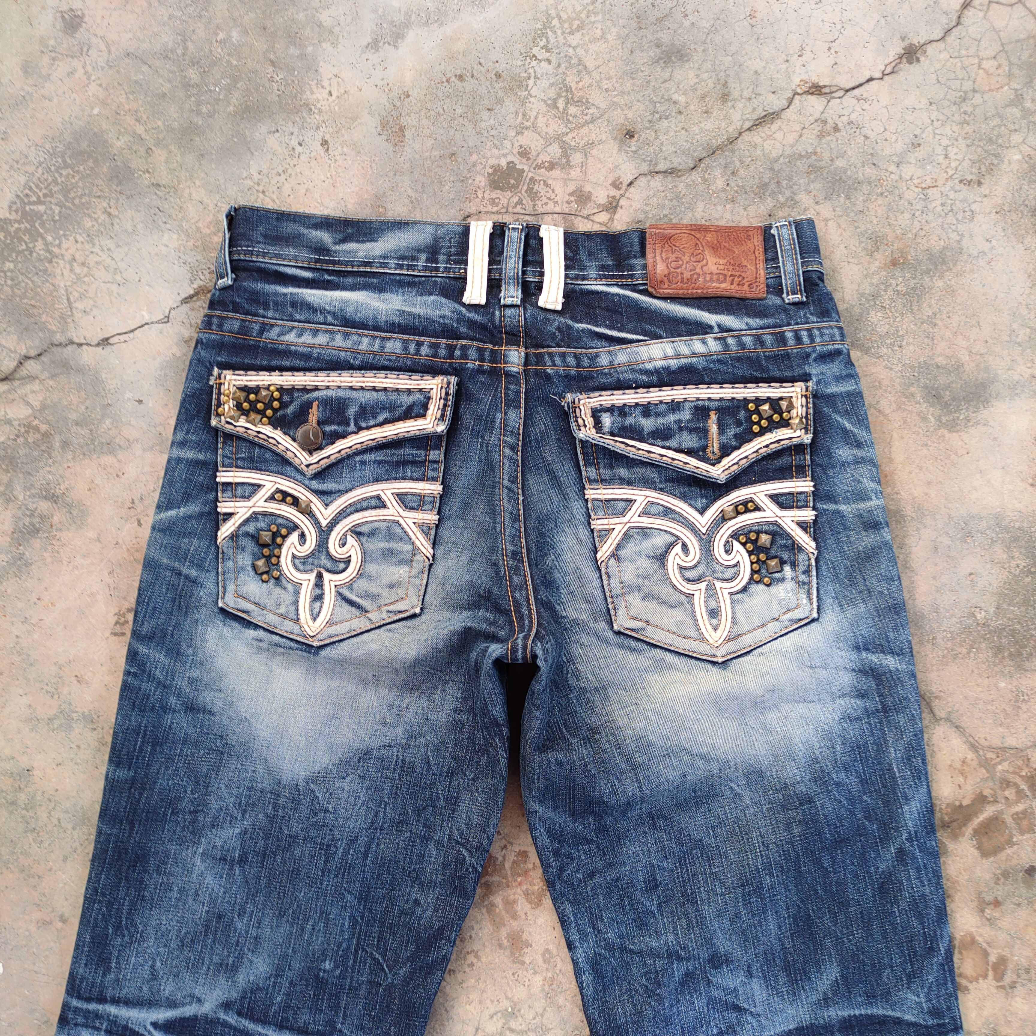 Japanese Brand VINTAGE JAPANESE FADED DISTRESSED JEAN PANTS Size US 34 / EU 50 - 8 Thumbnail
