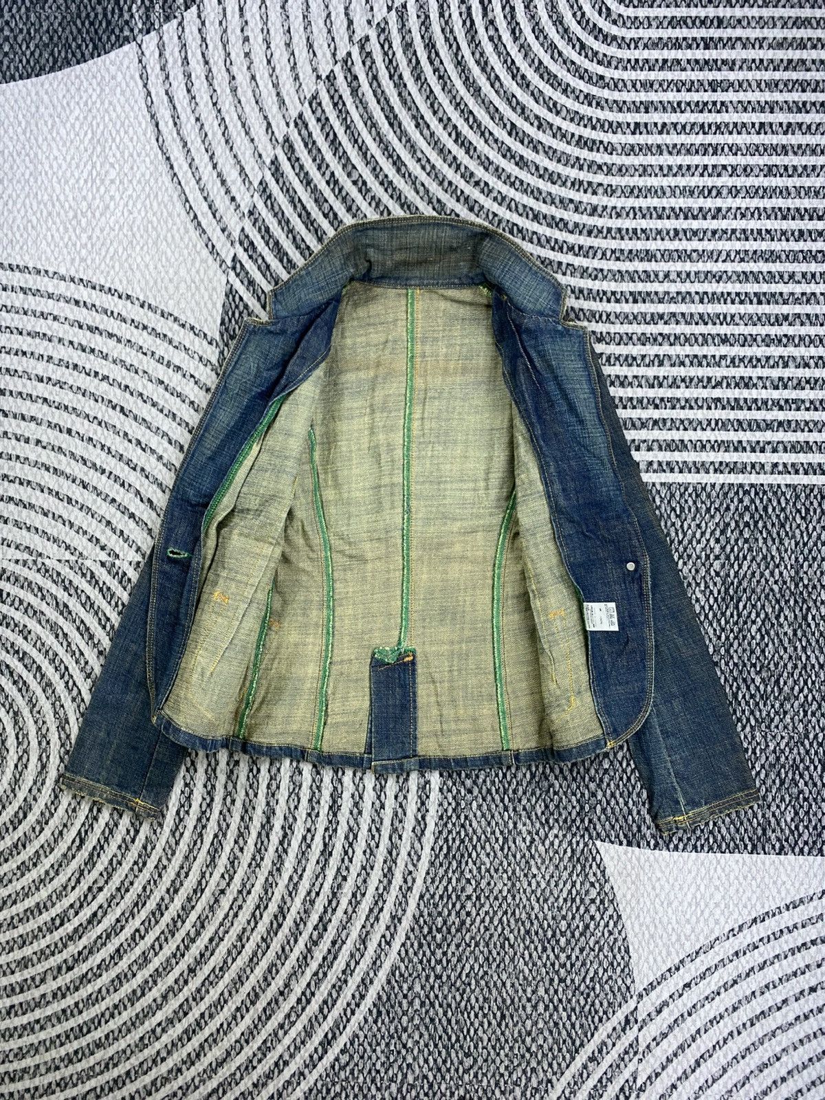Lee Vintage LEE Single Button Blazer Style Denim Jacket Size US XS / EU 42 / 0 - 6 Thumbnail