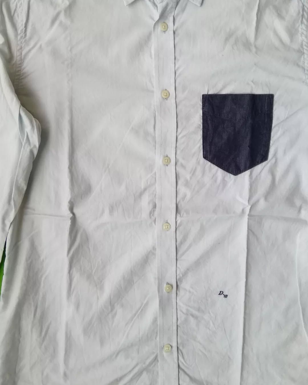 Diesel Diesel Blue Pocket Shirt Size US L / EU 52-54 / 3 - 3 Thumbnail