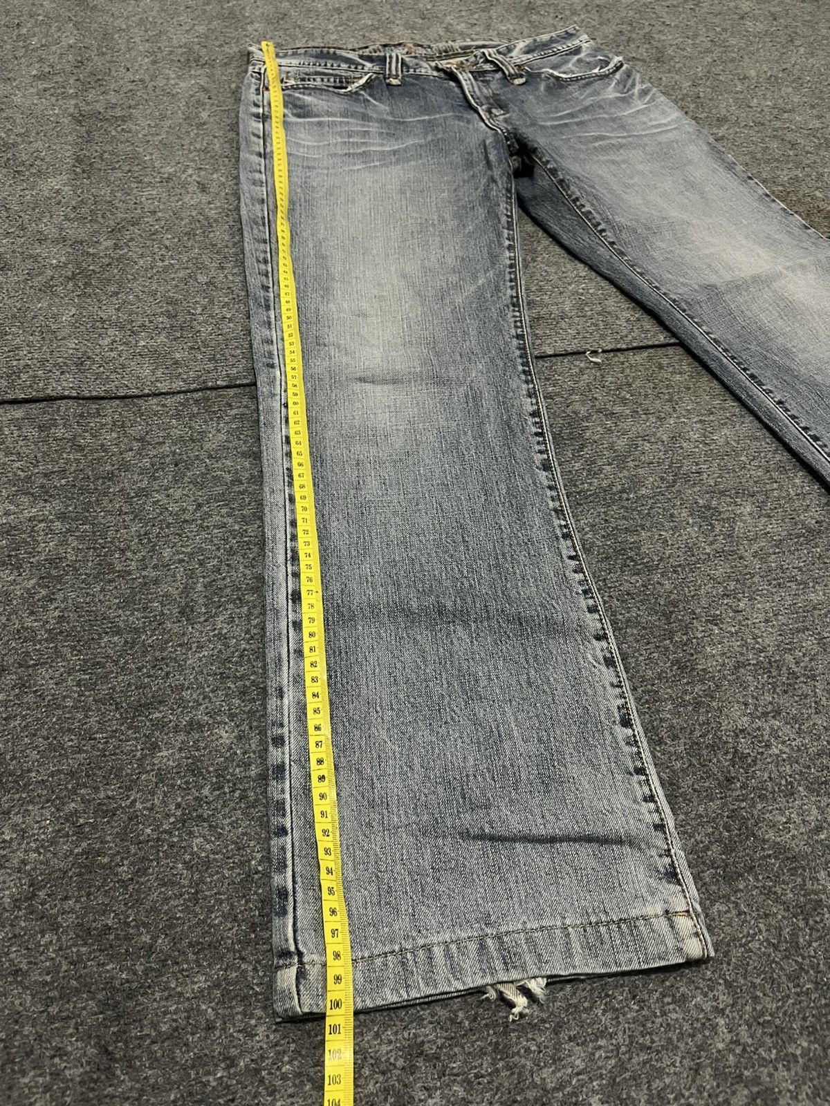 Blue Blue Japan Vintage Blue Way Japan Oniarai Nippon Embroidered Jeans Size US 31 - 15 Thumbnail