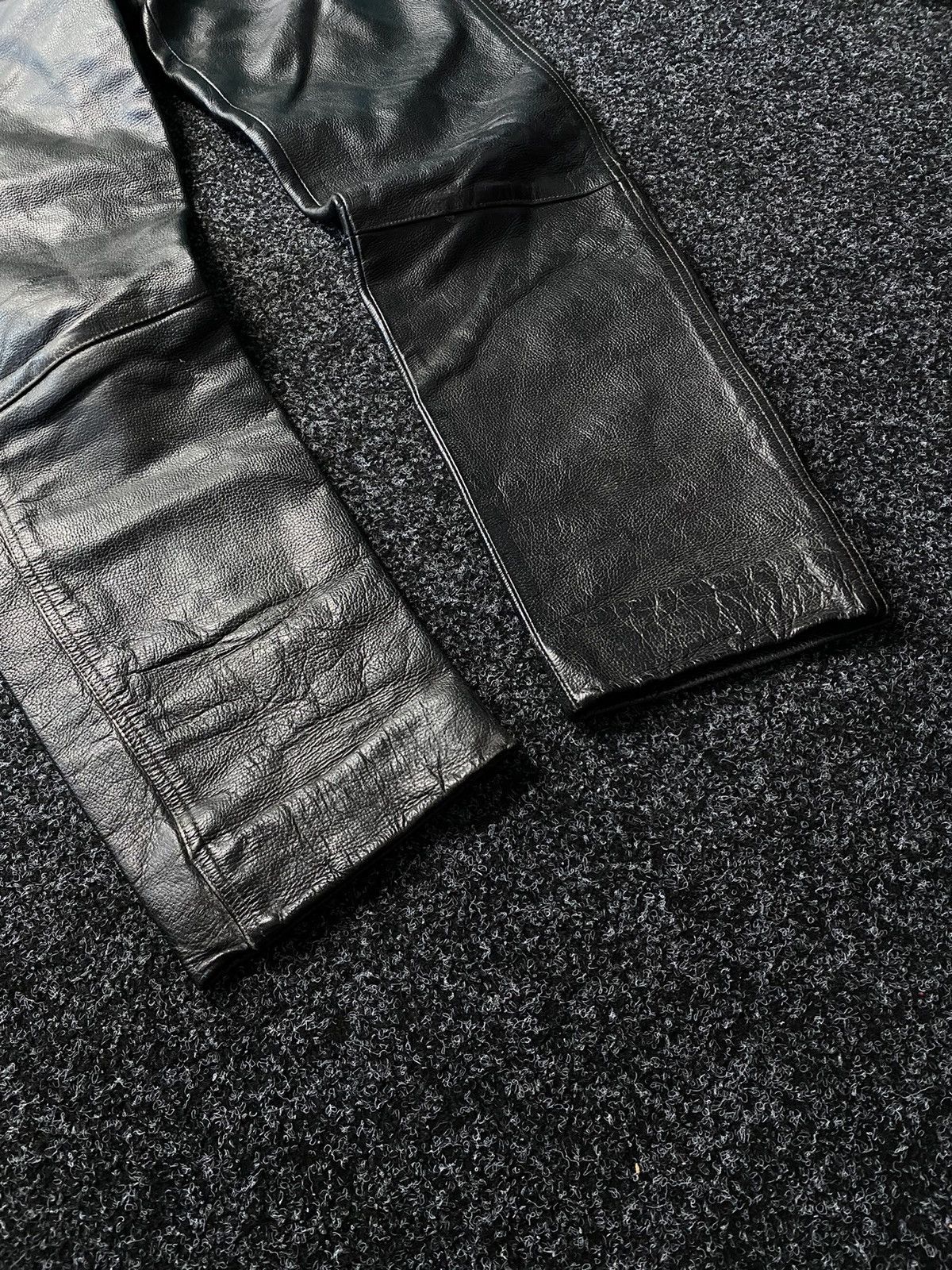 Leather Difi Leather Moto Biker Racing Pants Opium y2k Size US 33 - 4 Thumbnail