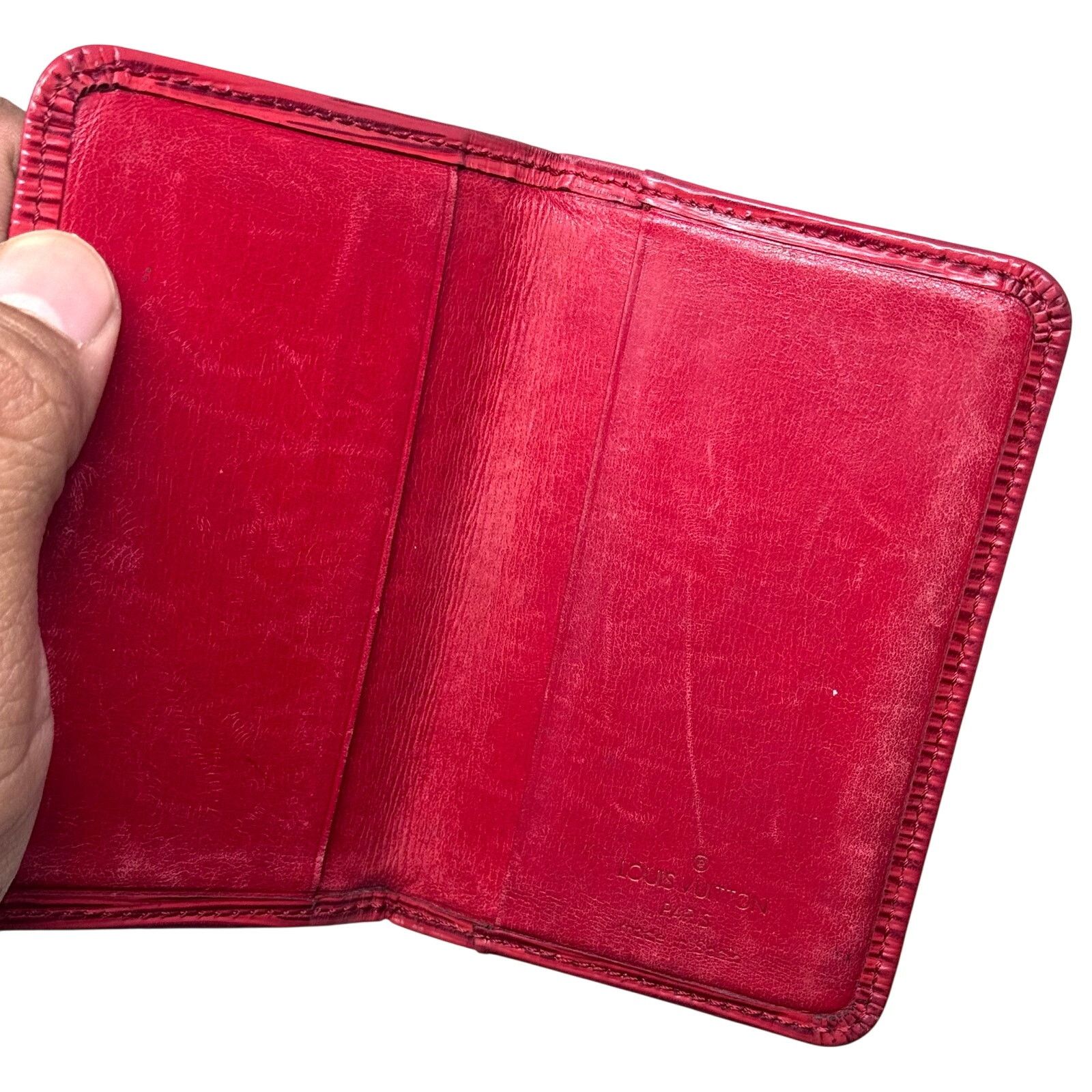 Louis Vuitton Louis Vuitton Red Bifold Wallet Size ONE SIZE - 9 Thumbnail