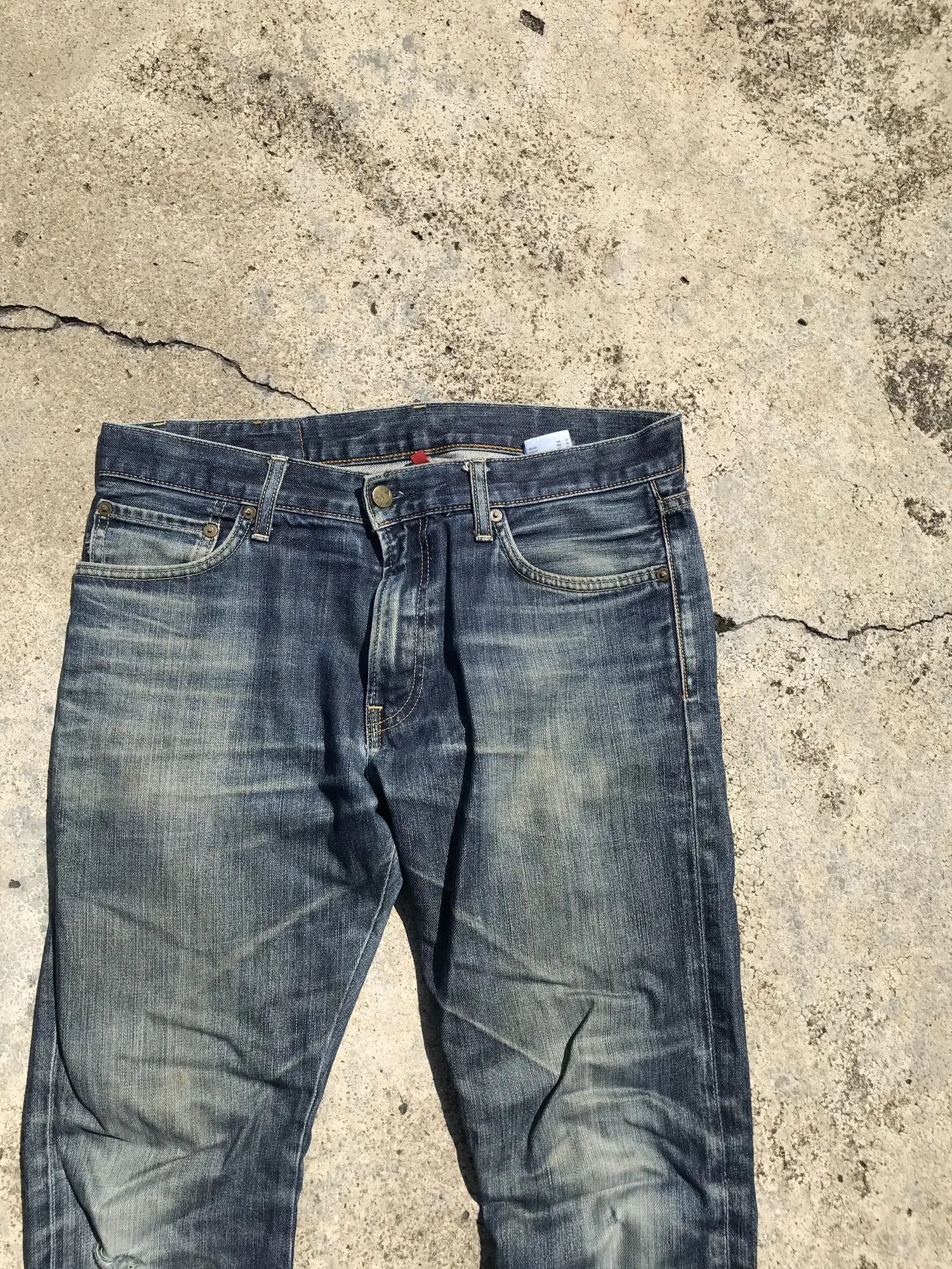 Uniqlo UNIQLO UJ indigo Distressed Denim Size US 32 / EU 48 - 4 Thumbnail