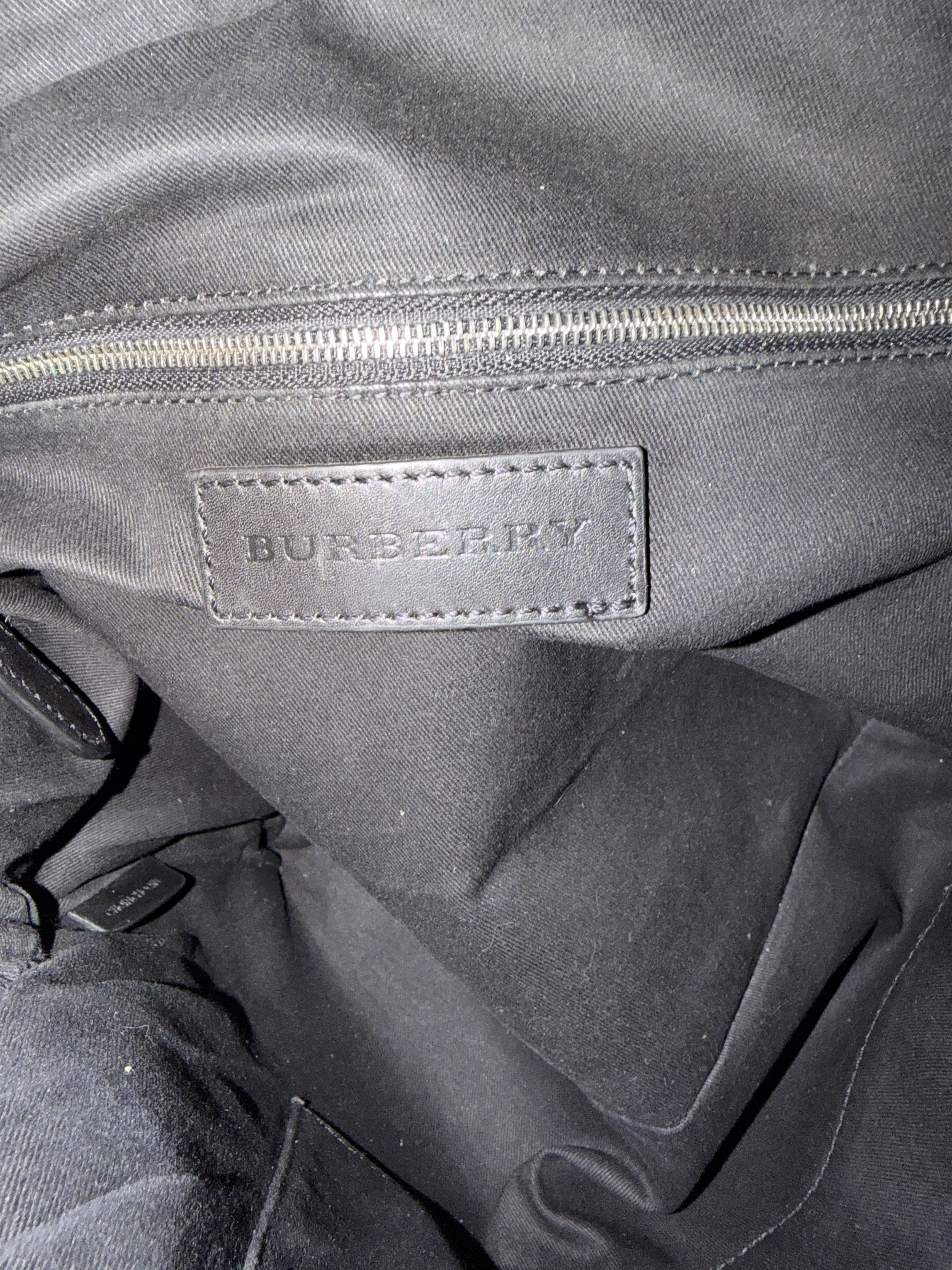 Burberry Burberry Smoked Check Coated Canvas and Leather Briefcase Size ONE SIZE - 6 Thumbnail