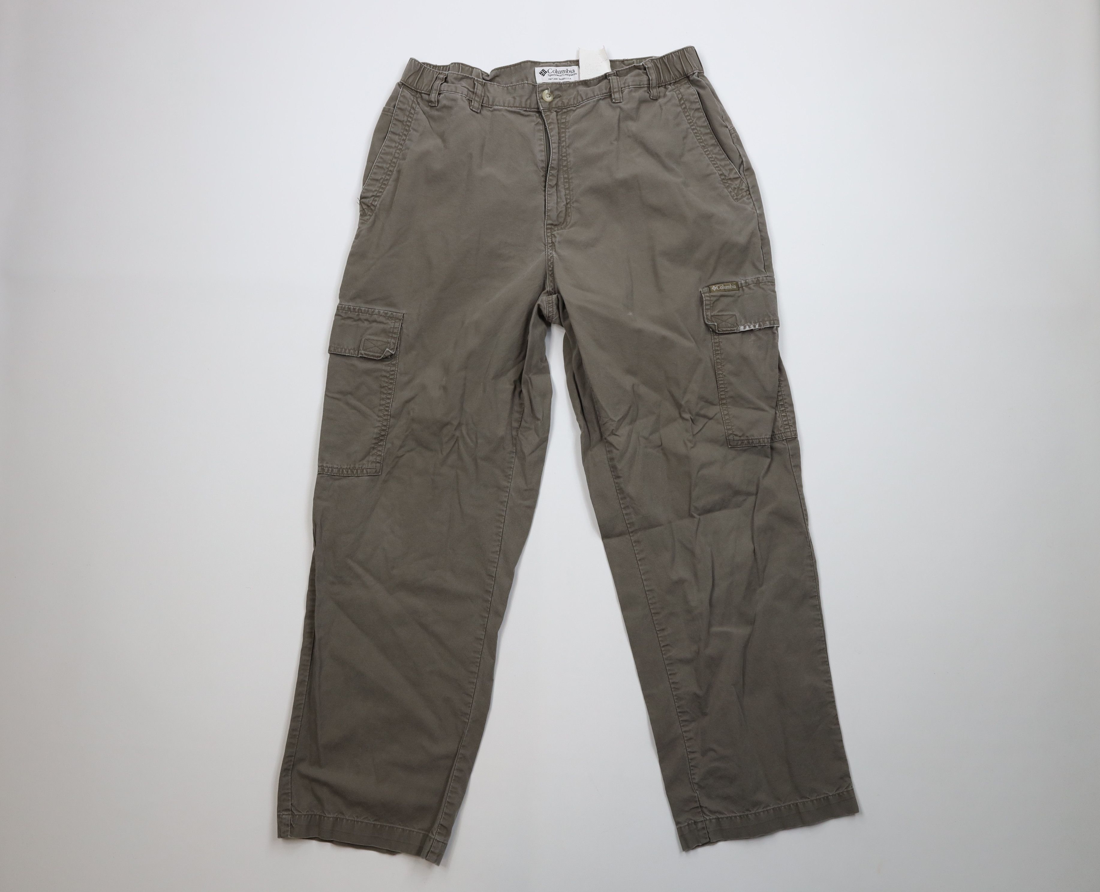 Columbia Vintage 90s Y2K Columbia Wide Leg Trekking Cargo Pants Size US 32 / EU 48 - 1 Thumbnail