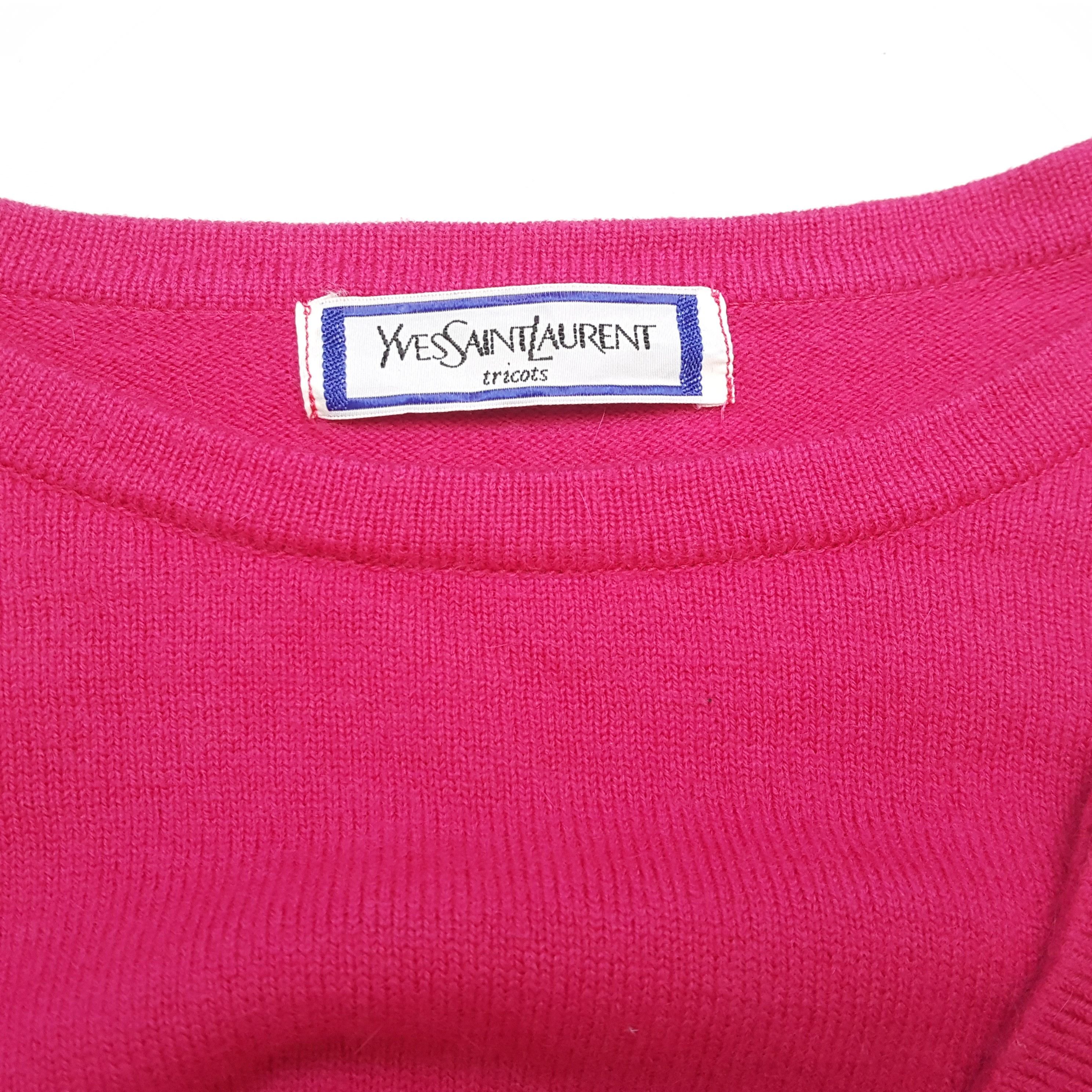 Yves Saint Laurent YVES SAINT LAURENT Rare Design Fashion Style Sweatshirt Size S / US 4 / IT 40 - 10 Thumbnail