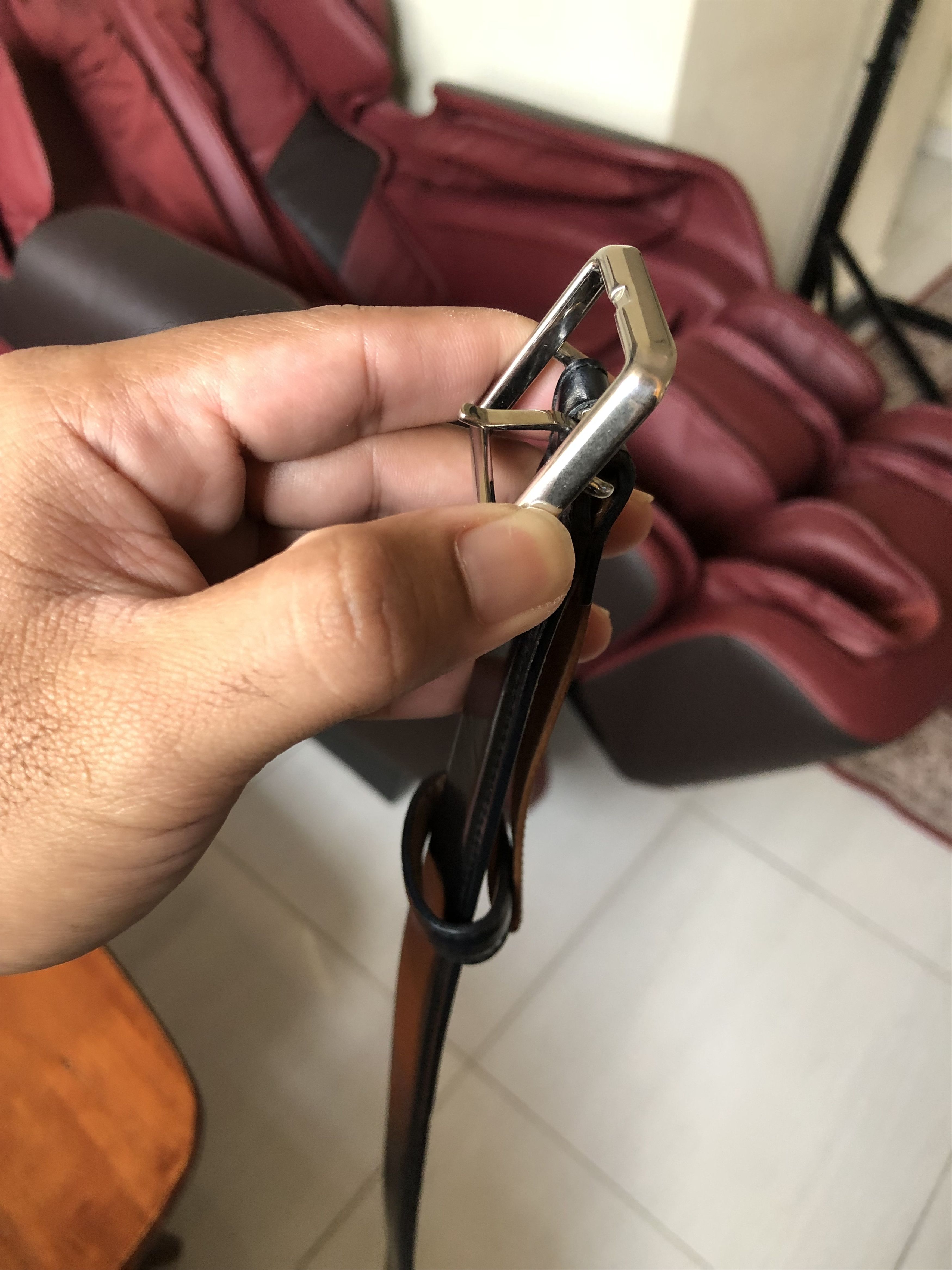 Balenciaga Balenciaga Leather Belt Size 85 Size 32 - 5 Thumbnail