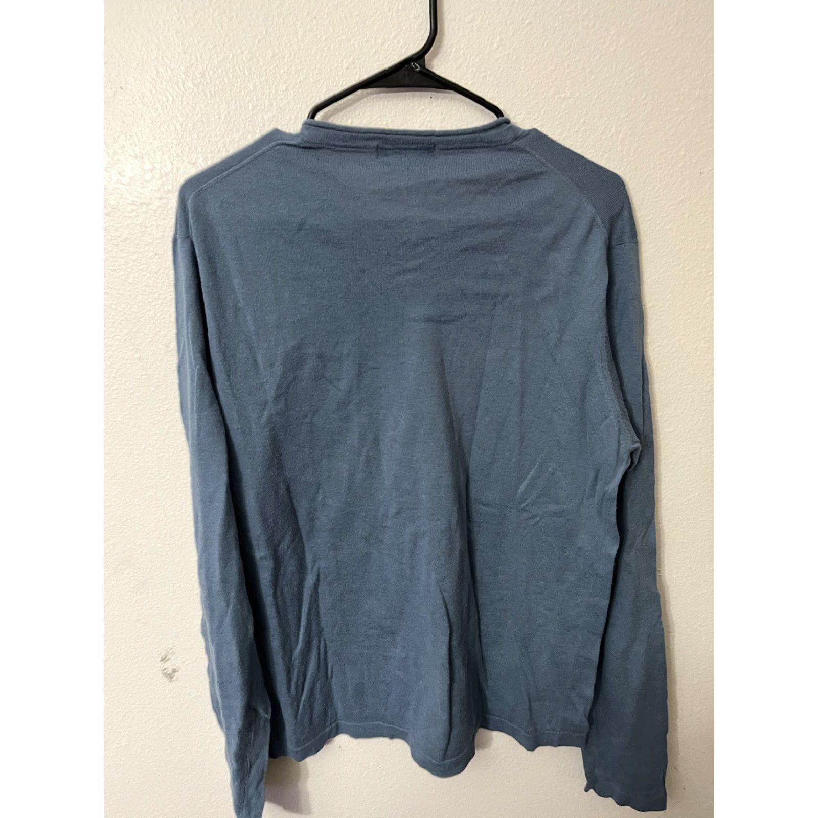 Kenneth Cole VINTAGE Kenneth Cole Sweater XL Pullover Cotton Cashmere Thin Knit V Neck Classic Size US XL / EU 56 / 4 - 3 Thumbnail