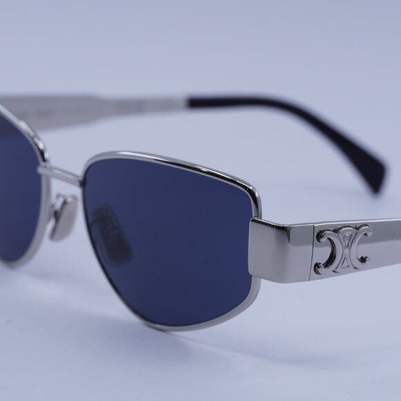 Celine Celine CL40293U 16V Sunglasses Shiny Palladium Geometric Fra Size ONE SIZE - 2 Thumbnail