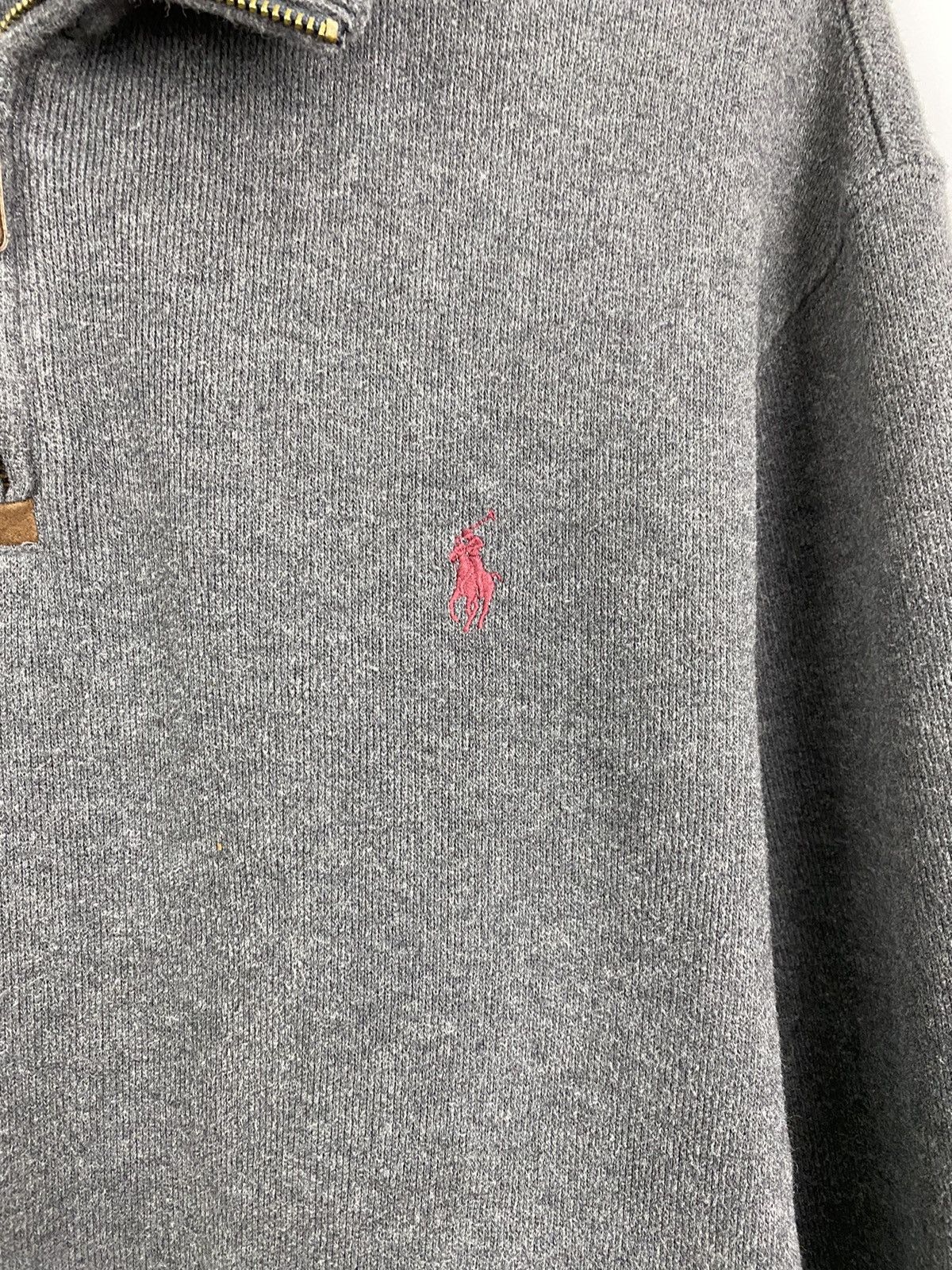 Polo Ralph Lauren Vintage Y2K Ralph Lauren Knitted 1/4 Zip Sweater Size US XL / EU 56 / 4 - 4 Thumbnail