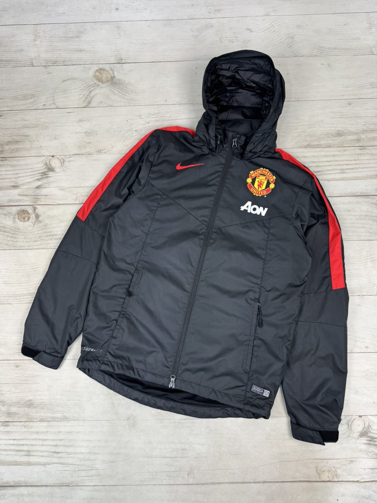 Nike Manchester United 2014 2015 Hooded Rain Jacket Soccer