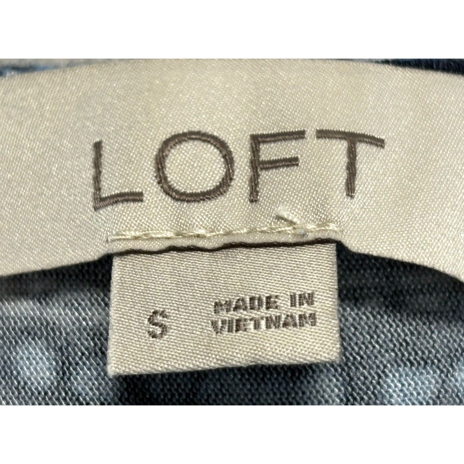 Loft LOFT Floral Sleeveless Dress, Small, Blue, Knee Length Shift, Women Size S / US 4 / IT 40 - 7 Thumbnail