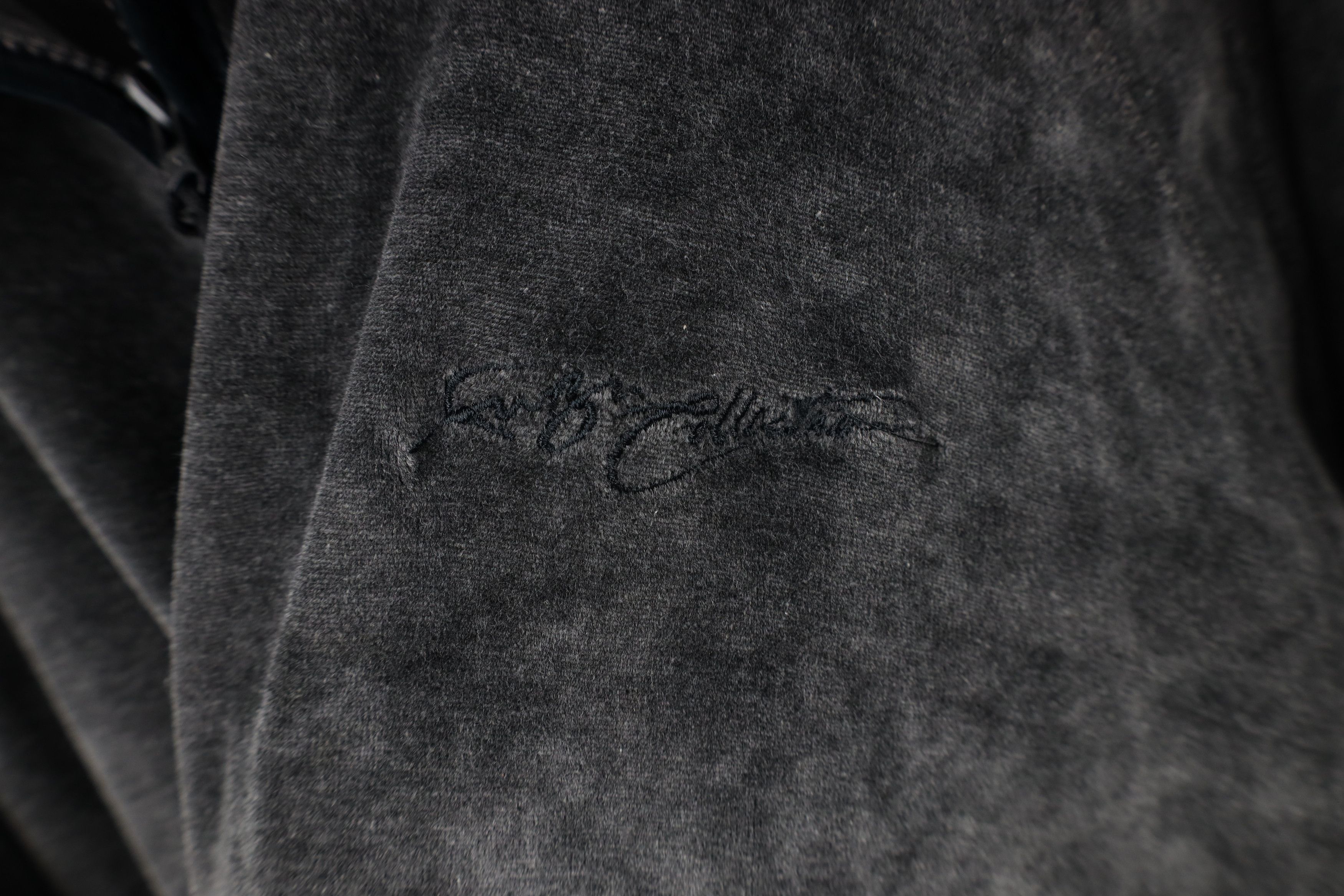 Fubu × Vintage Vintage 90s Y2K FUBU Script Baggy Fit Velour Jacket Gray Size US XXL / EU 58 / 5 - 4 Thumbnail