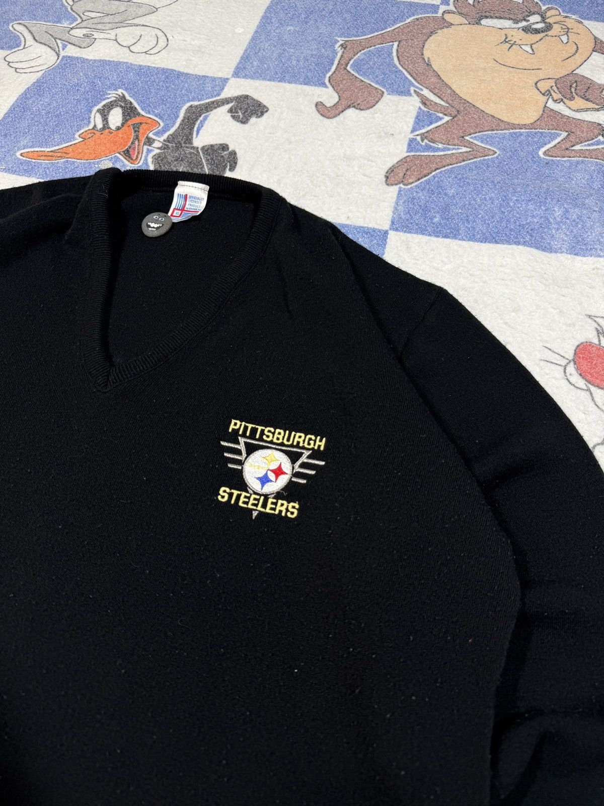 NFL Vintage Pittsburgh Steelers sweater Size US XL / EU 56 / 4 - 2 Thumbnail