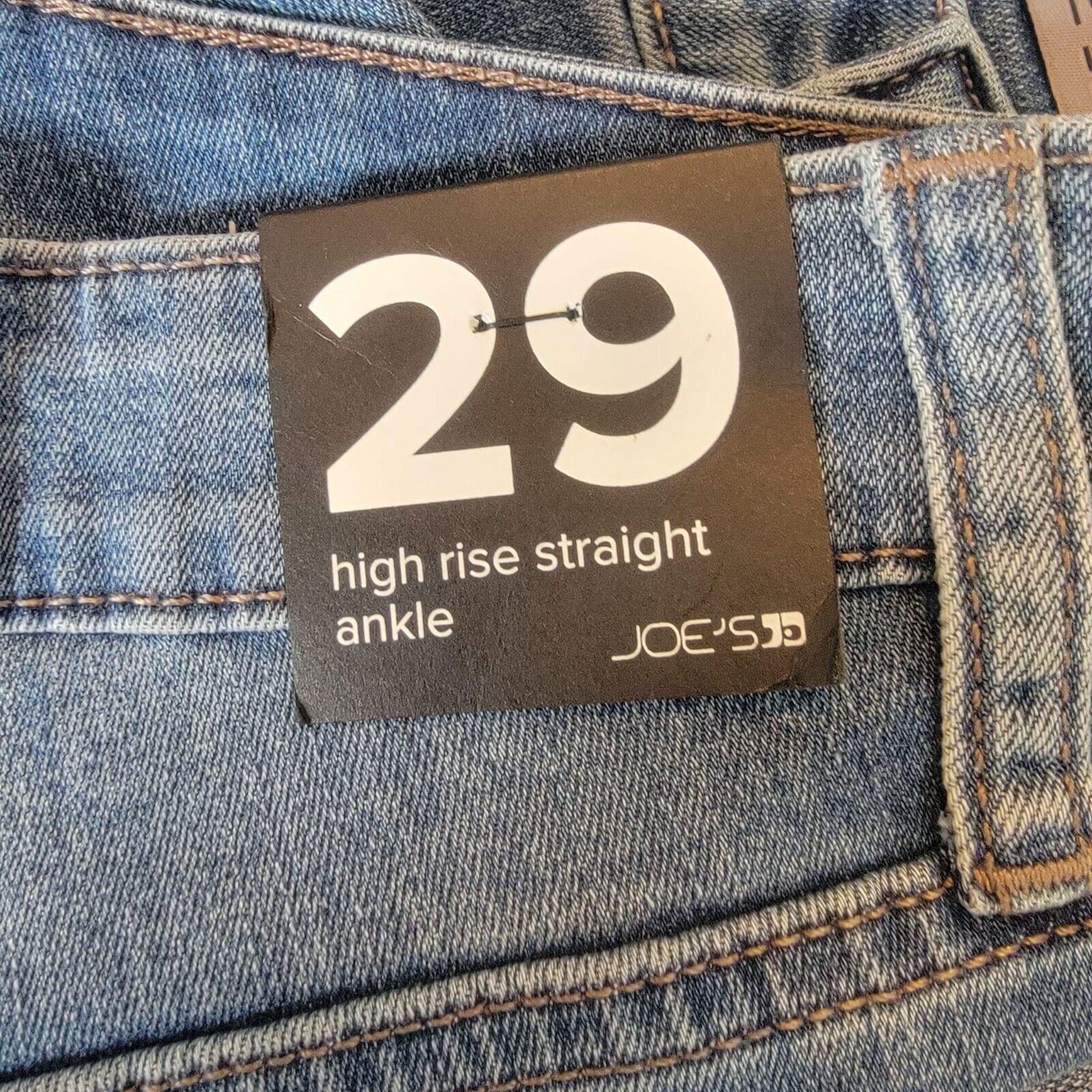 Joe's ❤️Joe's Jeans Women's Size 29 Slim Straight Ankle Raw Hem Di Size 29" - 6 Thumbnail