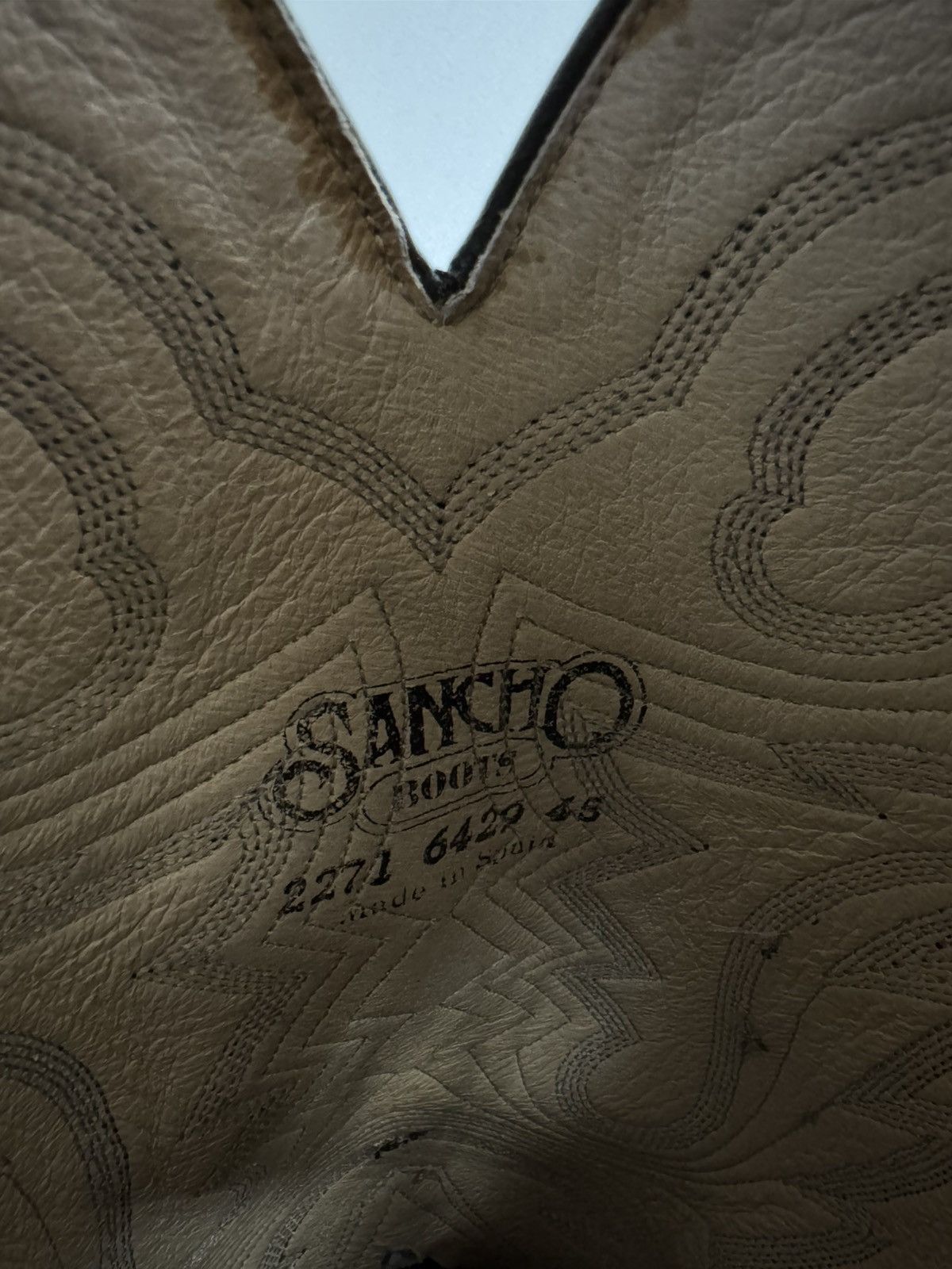 Sancho Boots Sancho leather Western Cowboy Boots Black snake size 45 Size US 11 / EU 44 - 19 Thumbnail