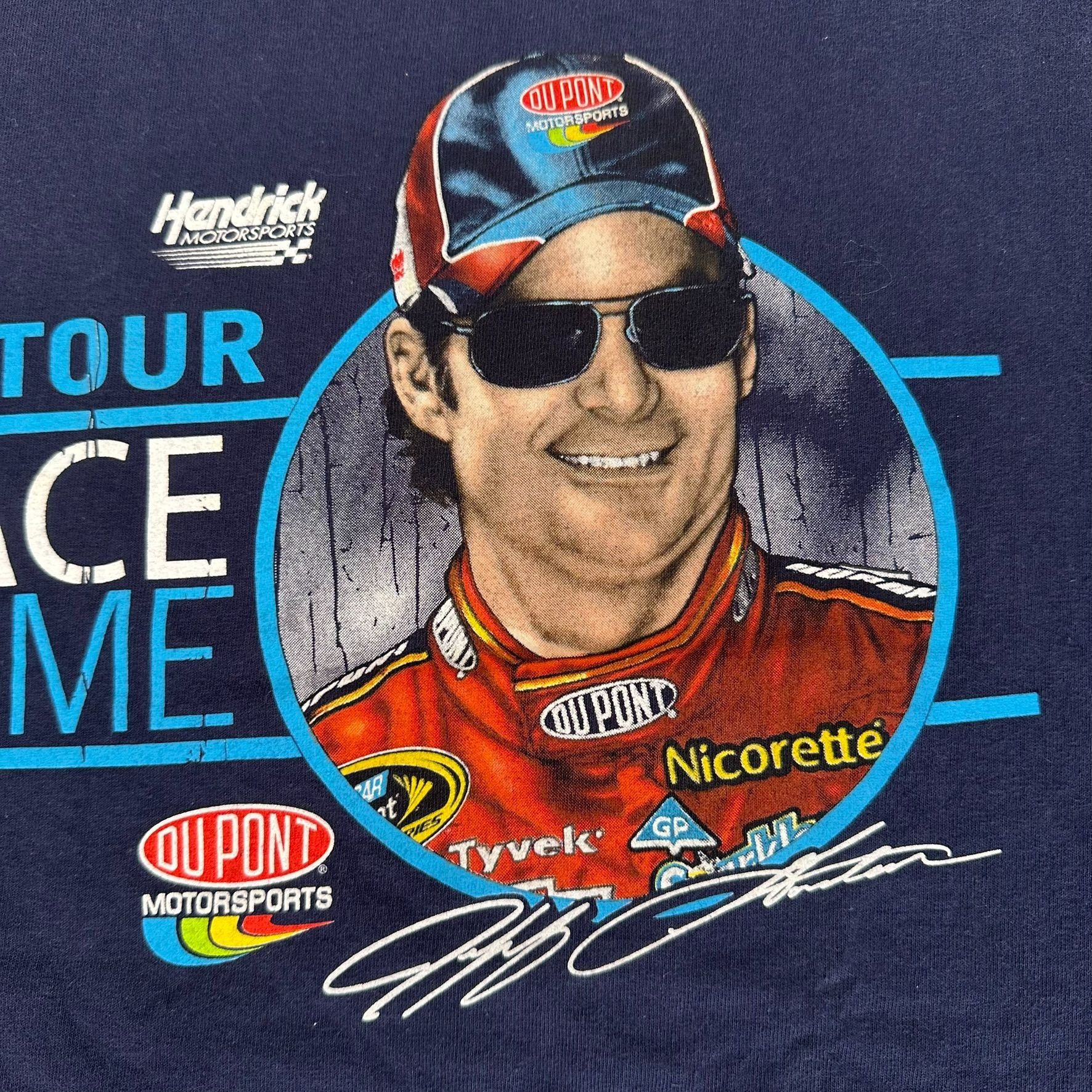 NASCAR Vintage Y2K NASCAR Jeff Gordon T-Shirt Racing 2008 Tour Chas Size US L / EU 52-54 / 3 - 3 Thumbnail