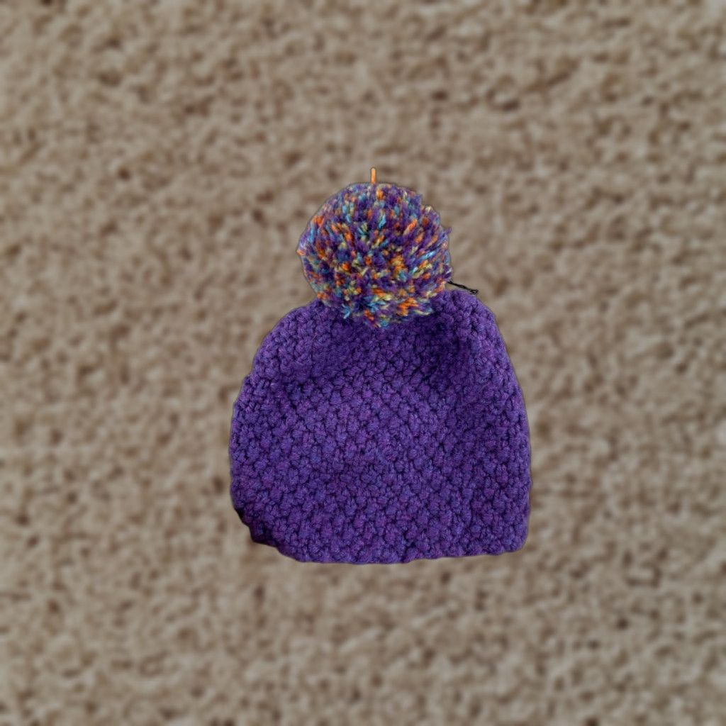 Vintage Andes Gifts Beanie Adult One Size Purple Monster Face Alpaca Blend Hat/Cap Unisex Adults Beanie Purple Monster Alpine Knit Logo 90s? Size ONE SIZE - 1 Thumbnail