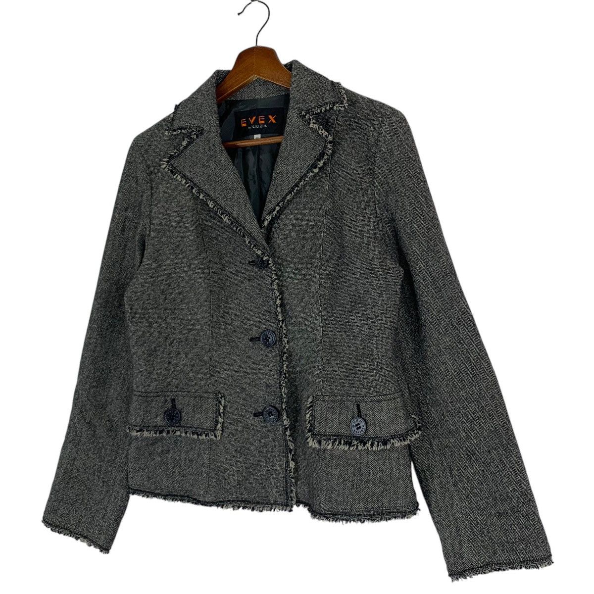 Krizia × Krizia Uomo Vintage Evex By Krizia Designer Coat Women Size S / US 4 / IT 40 - 2 Thumbnail