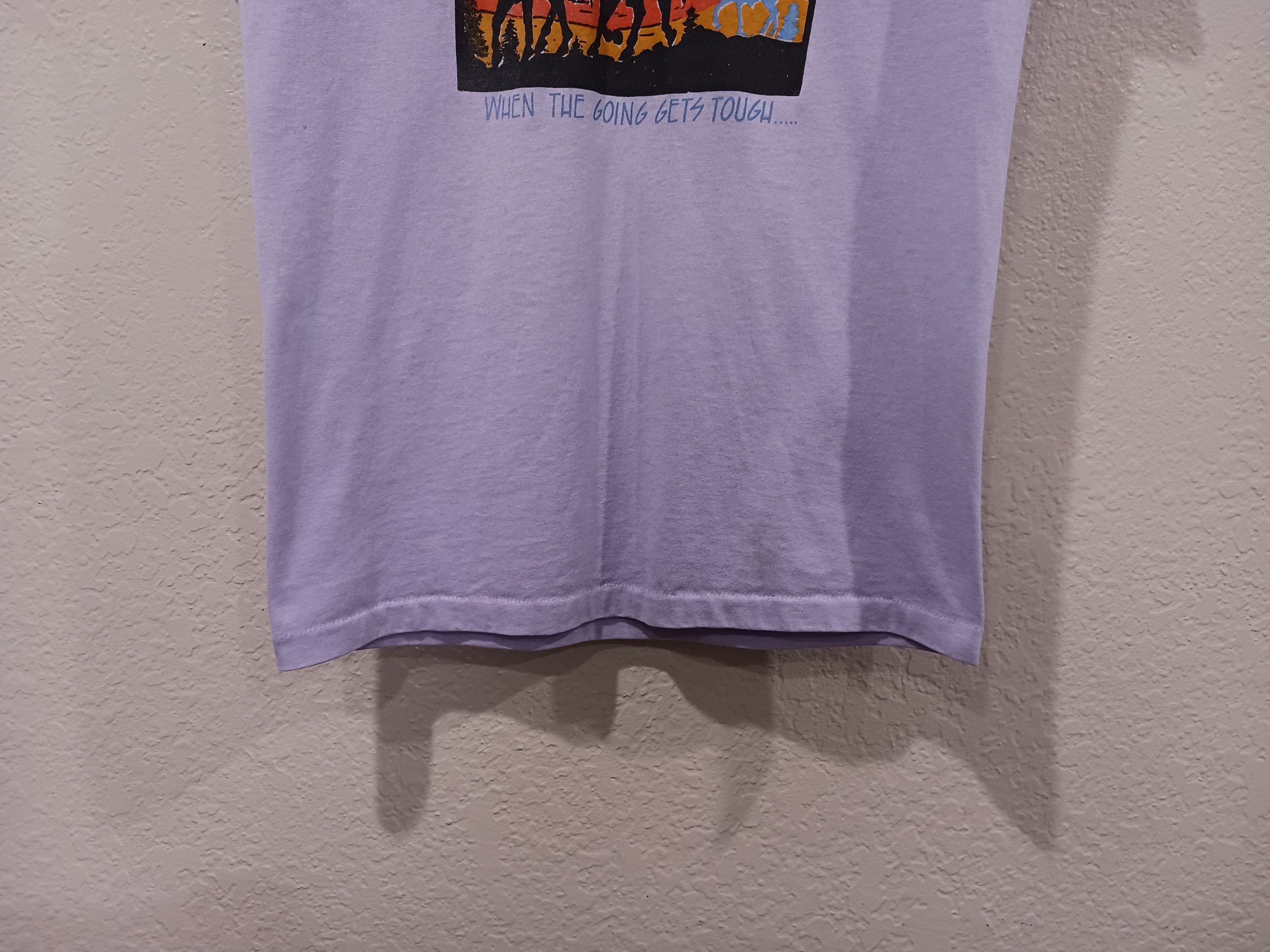 Hanes × Vintage Tevis "When The Going Gets Tough" Hanes Vintage 1980s Tee Size US M / EU 48-50 / 2 - 6 Thumbnail