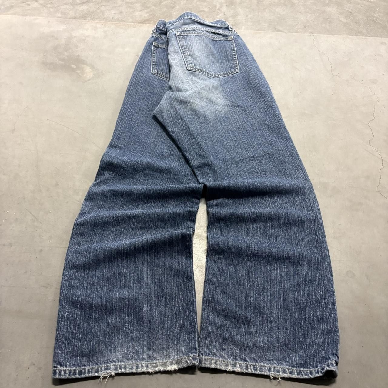 Apt. 9 Crazy Vintage Y2K/2000s Baggy Wideleg Apt9 Dark Wash Skater Streetwear Denim Jeans! Size US 36 / EU 52 - 6 Thumbnail