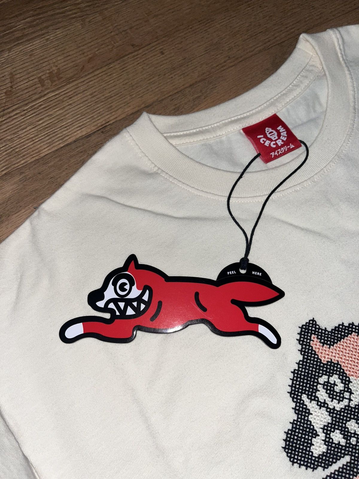 Icecream Ice Cream Embroidered Running Dog Tee Size US M / EU 48-50 / 2 - 2 Thumbnail
