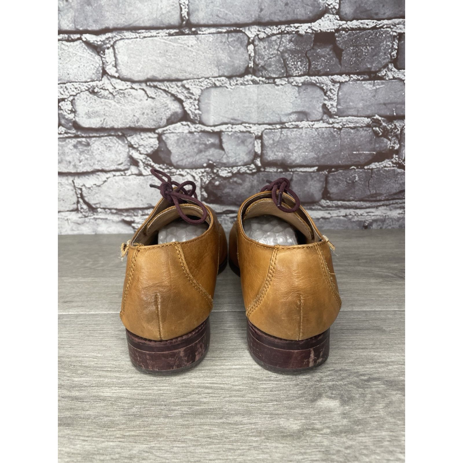 Other Pikolinos Brown Leather Lace Up Plain Oxfords Shoes Women Sz Size US 7.5 / IT 37.5 - 7 Thumbnail