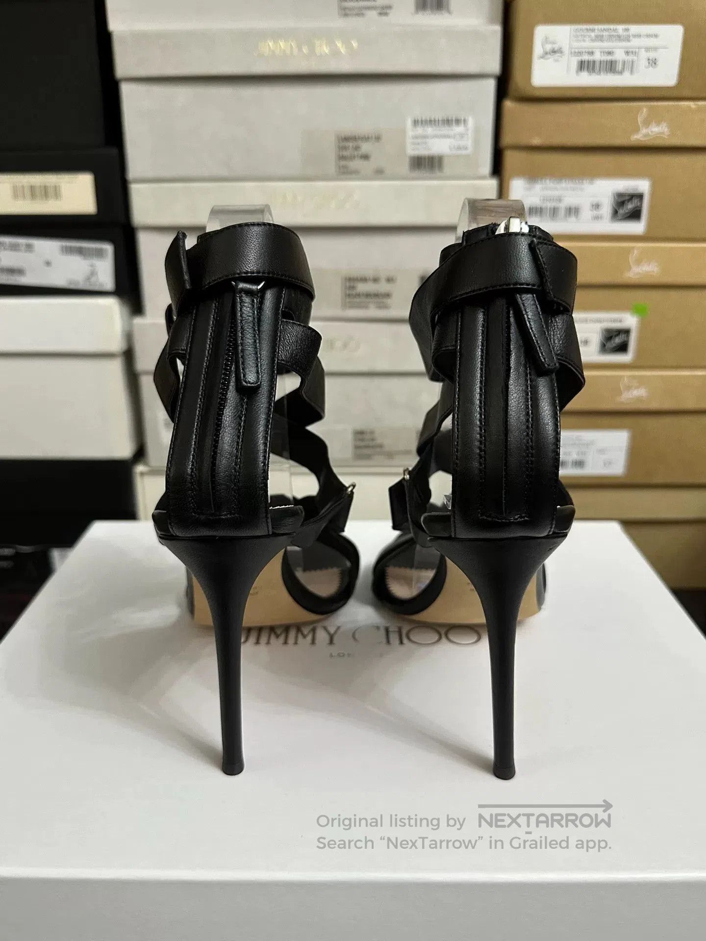 Giuseppe Zanotti Giuseppe Zanotti Cross Strap High Heel Sandals. Size US 8 / IT 38 - 3 Thumbnail