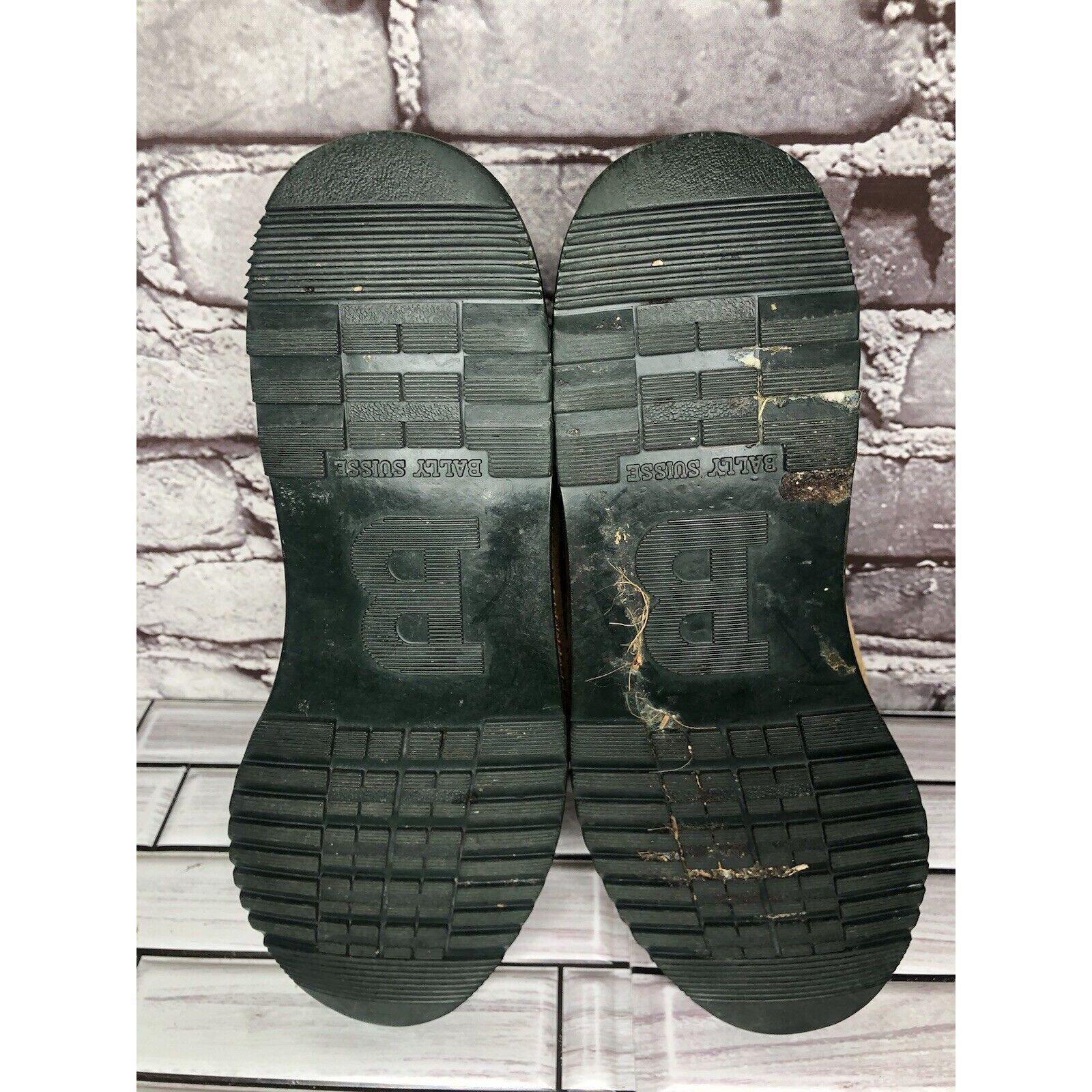 Bally Bally Suisse Brown Suede Comfort Lace Up Casual Green Shoes Size US 8 / EU 41 - 7 Thumbnail