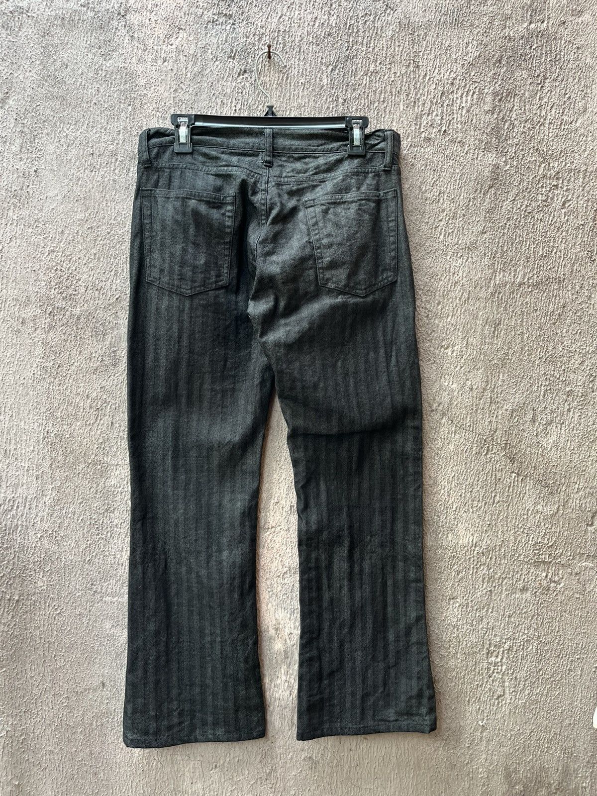 Japanese Brand Edge Rupert Flare Stripe Jeans Size US 32 / EU 48 - 4 Thumbnail