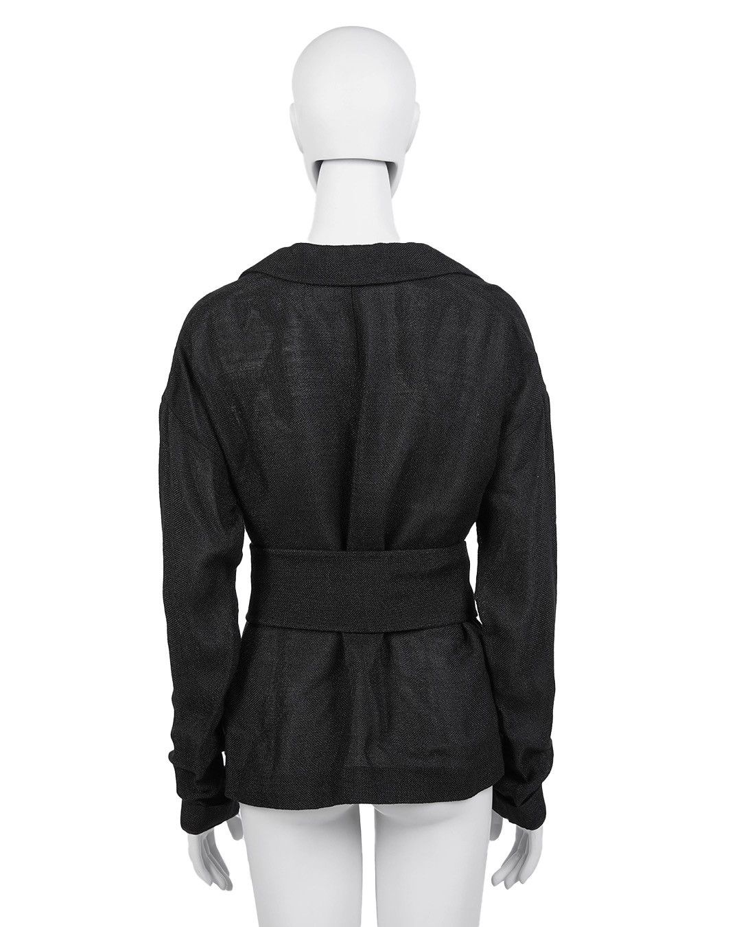Prada Prada S/S2001 Runway Viscose Linen Belted Shirt Size M / US 6-8 / IT 42-44 - 7 Thumbnail