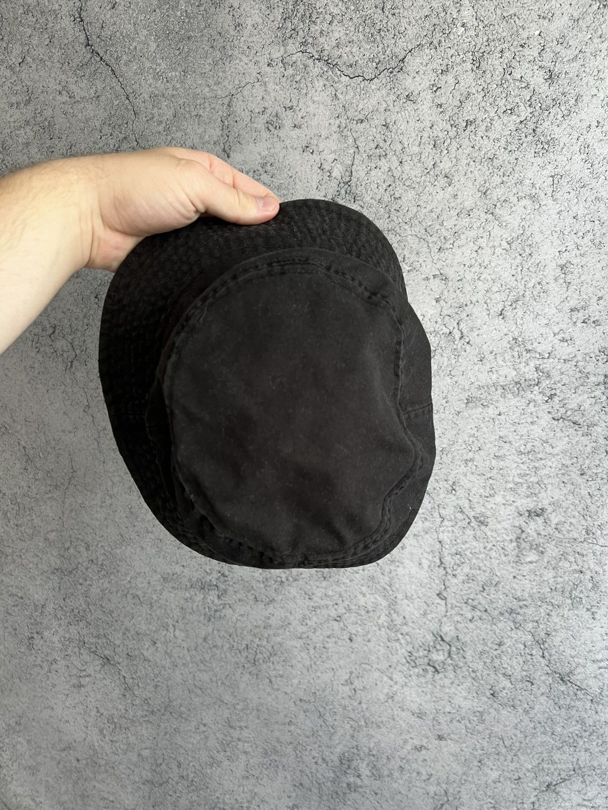 Vintage Vintage Bucket Hat 2001 Y2K Style Black 00s Rare Size 42 - 10 Thumbnail