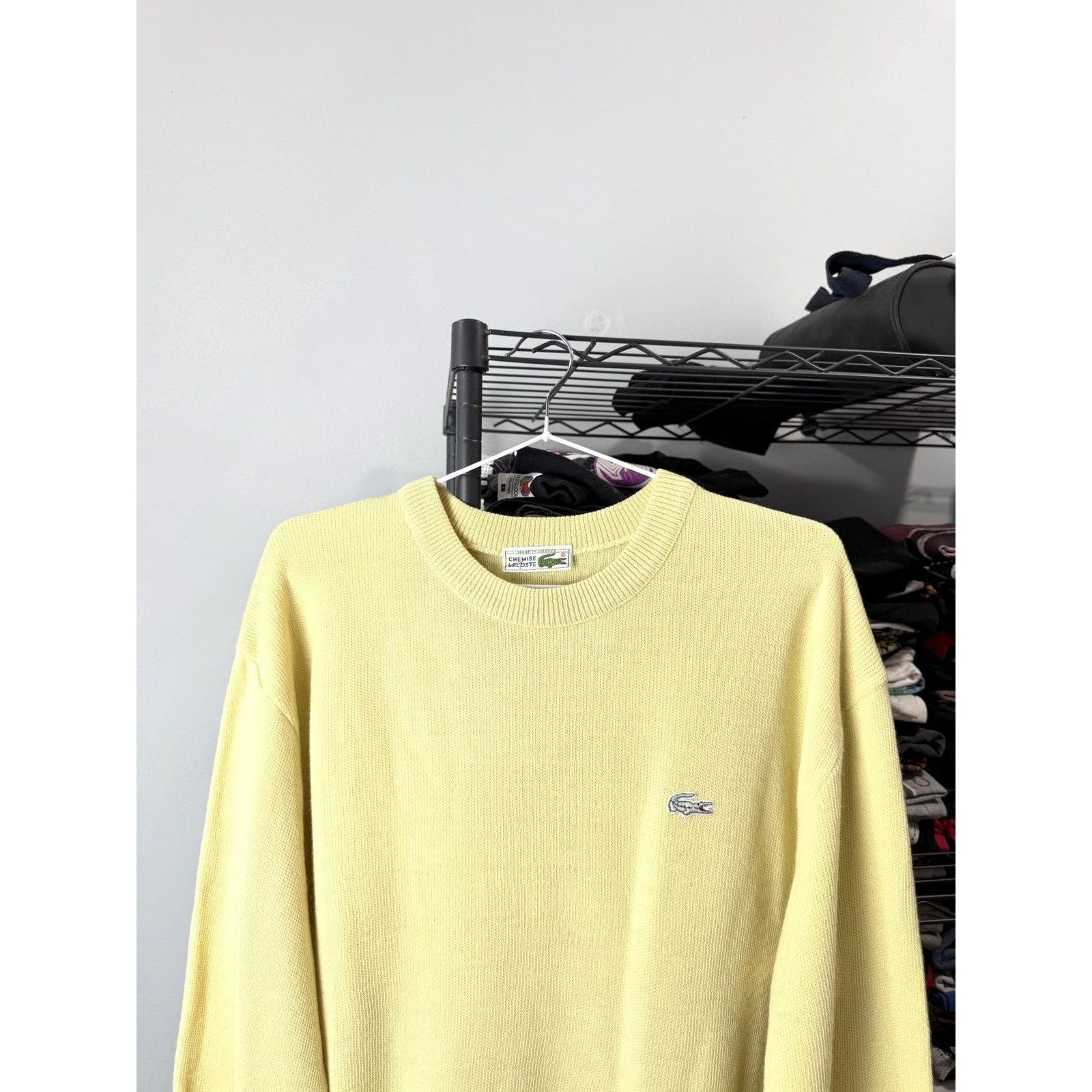 Lacoste 💥90’s Rare! Vintage Lacoste Sweater Sweatshirt Size US L / EU 52-54 / 3 - 2 Thumbnail