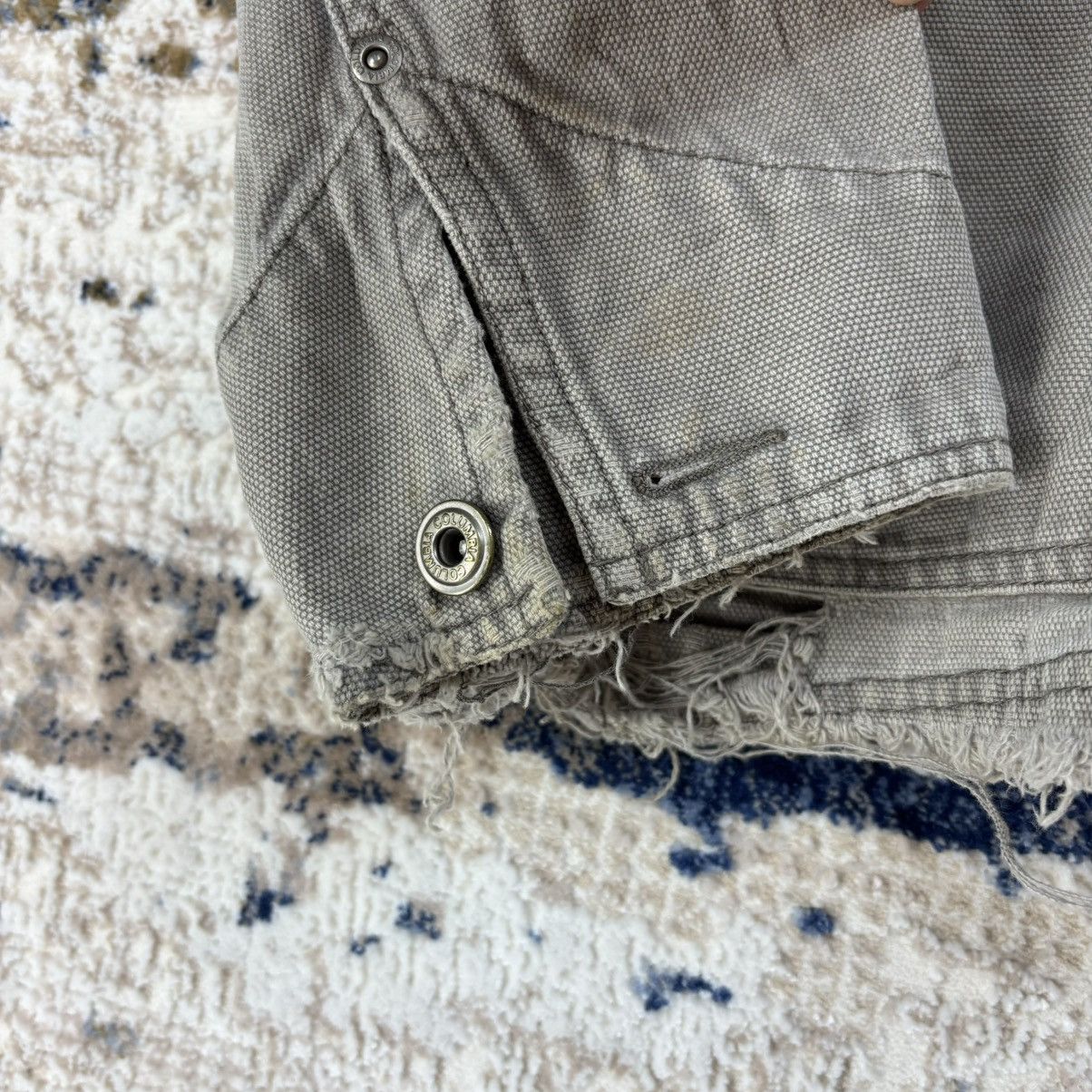 Columbia × Vintage Vintage Columbia Workwear Distressed Denim Jacket Size US M / EU 48-50 / 2 - 11 Thumbnail