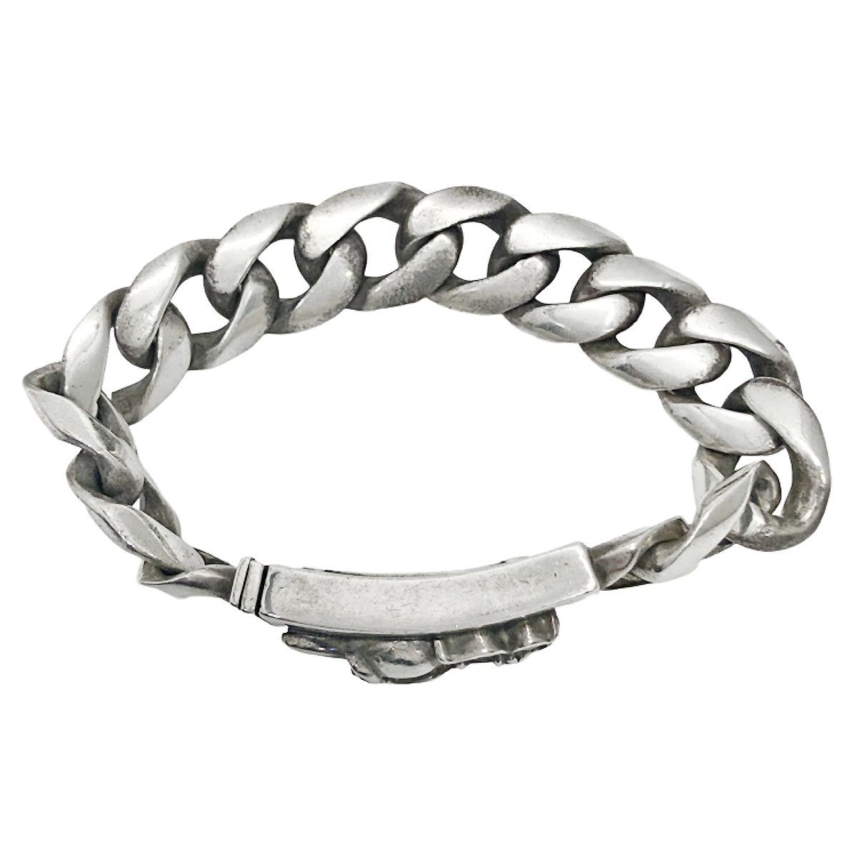 Chrome Hearts 12link Chrome Hearts Dagger Heart ID Classic Bracelet Size ONE SIZE - 4 Thumbnail