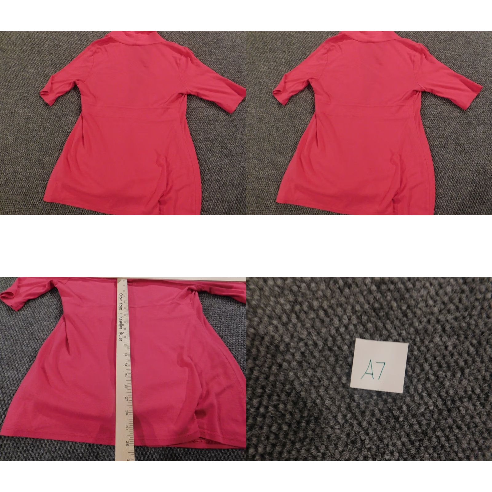 Express Express Womens Cardigan Sweater M Pink Crew Neck Short Sleeve Regular Knit Cotton Embroidered Open Stitch Vintage: No Brand: Express, - Size M / US 6-8 / IT 42-44 - 8 Thumbnail