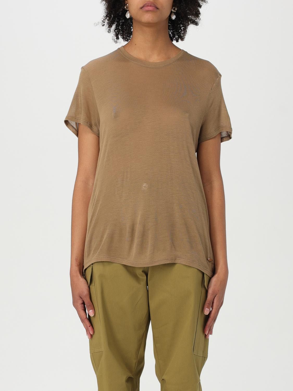 Tom Ford Tom Ford T-Shirt Woman Brown Size S / US 4 / IT 40 - 1 Thumbnail