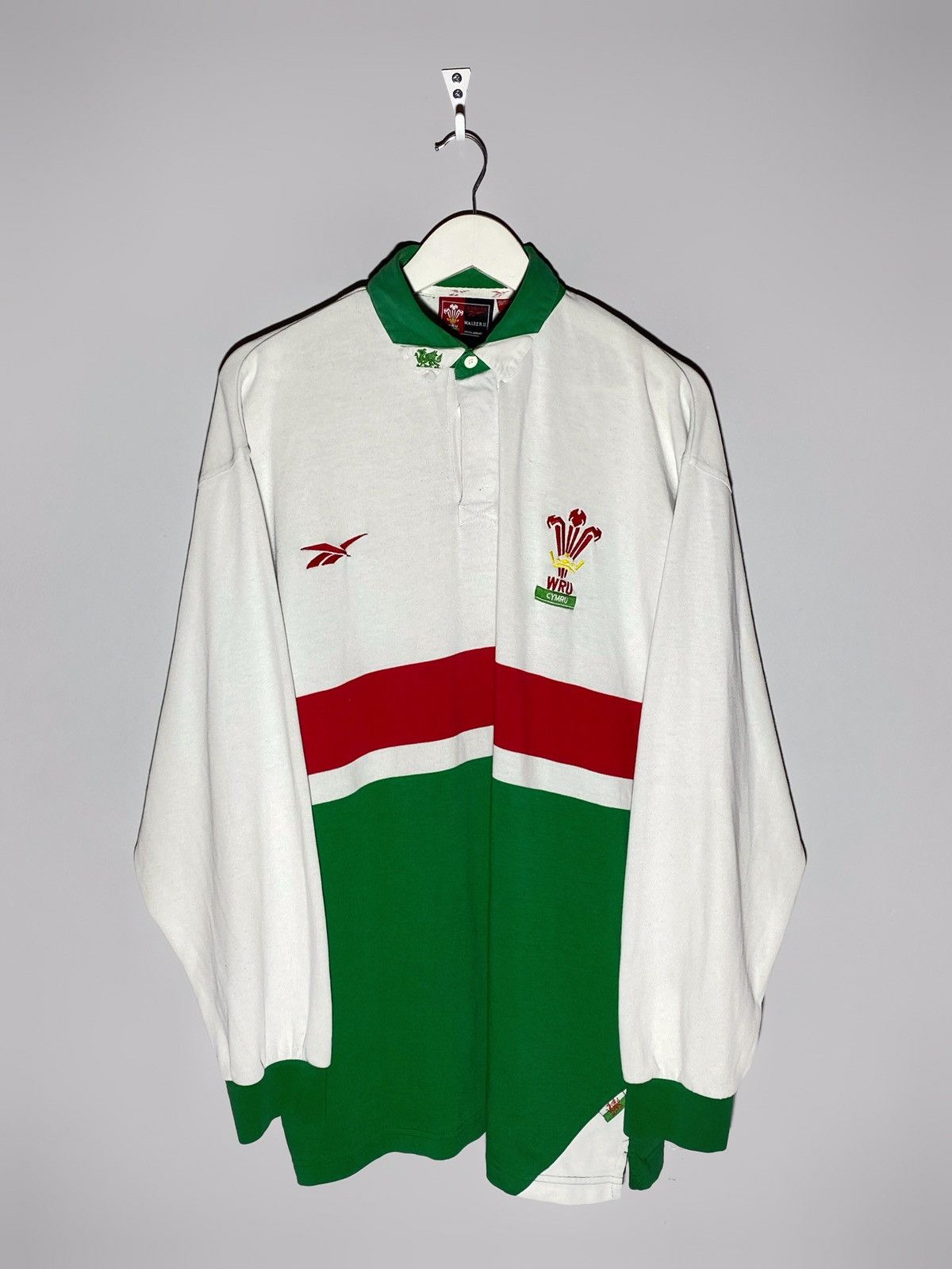 Vintage Vintage Reebok Wales Y2k Streewear Style Rugby Shirt | Grailed