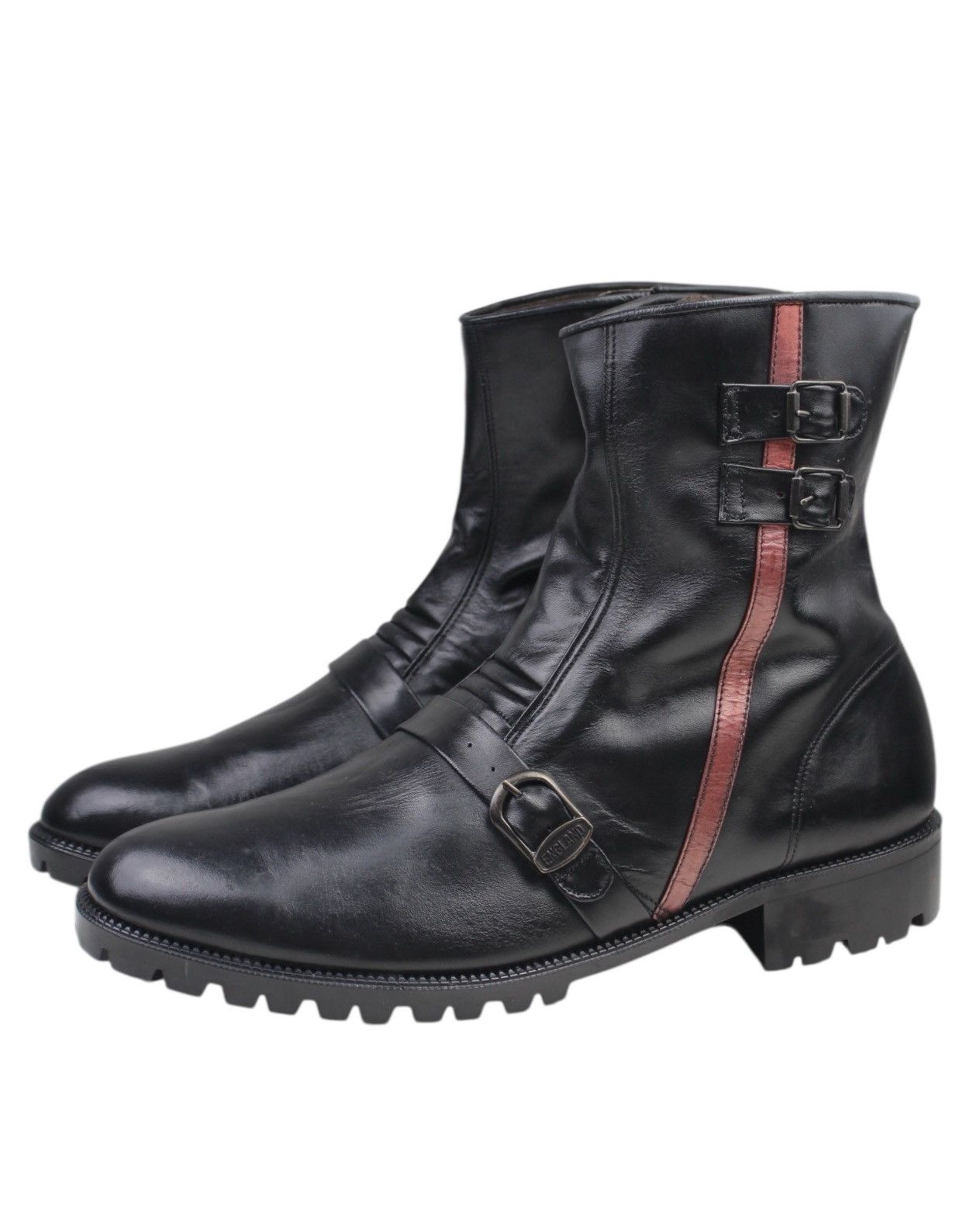 Vintage 2000S HYANG WOO SIDE ZIP MOTORCYCLE BOOTS Size US 9 / EU 42 - 1 Thumbnail