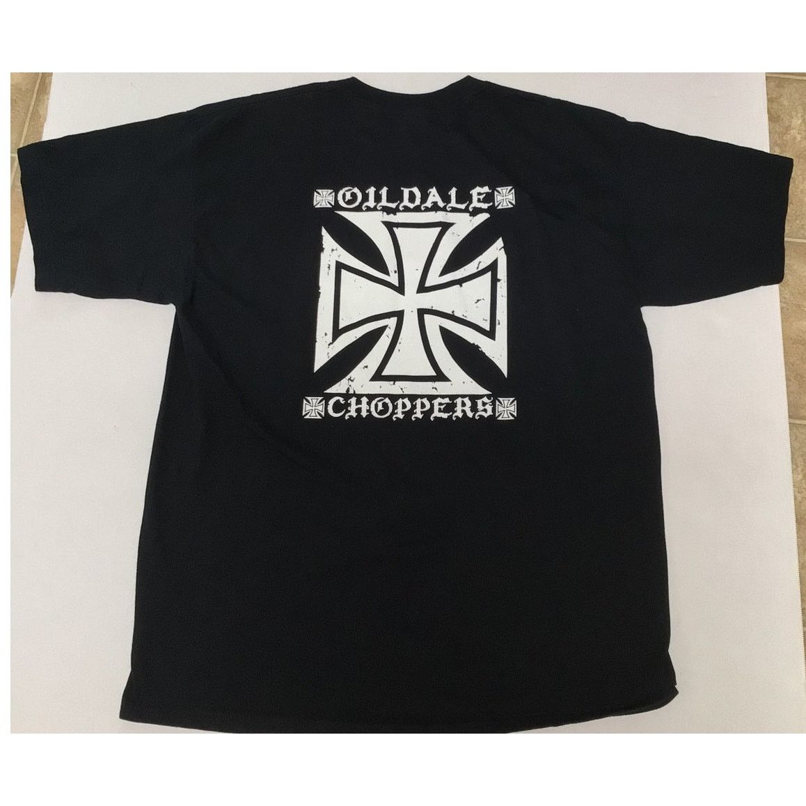 Gildan Oildale Choppers Black Tee Shirt Black XL California 6B Size US XL / EU 56 / 4 - 1 Thumbnail