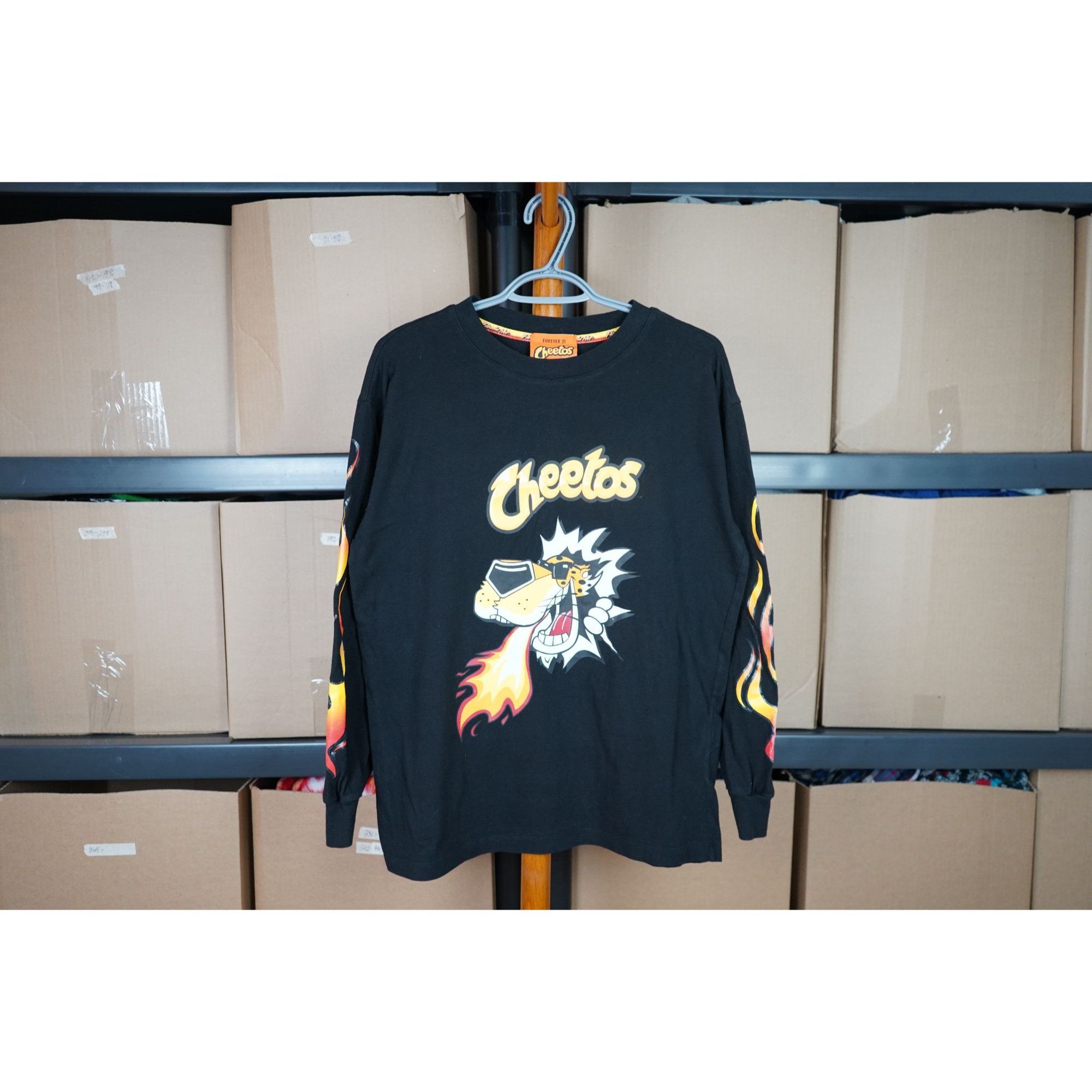 Forever 21 Cheetos Long Sleeve Tshirt Forever 21 Men's S #429 Size US S / EU 44-46 / 1 - 1 Thumbnail