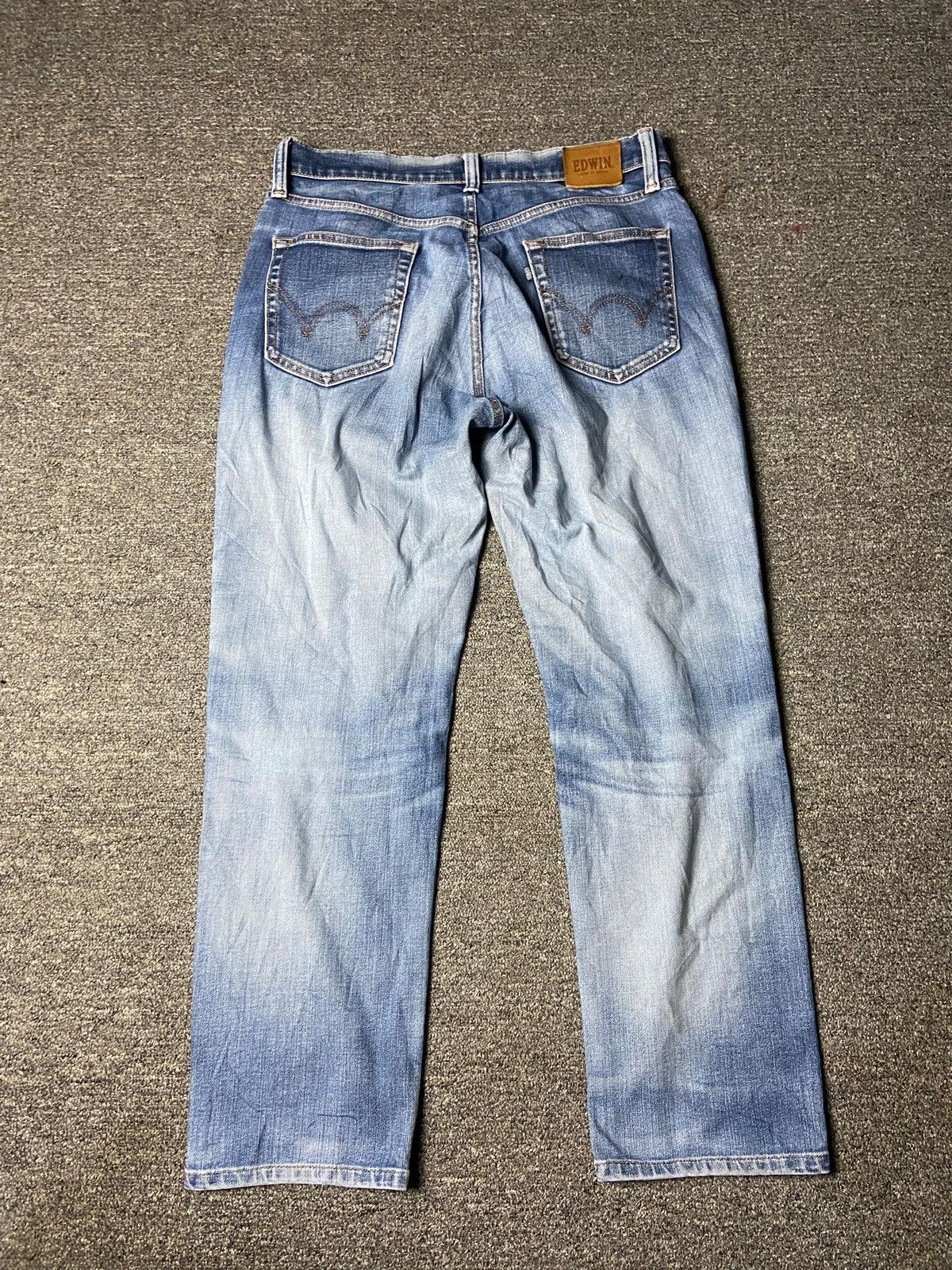 Edwin Edwin 602 Distressed Denim Jeans (162) Size US 31 - 2 Thumbnail