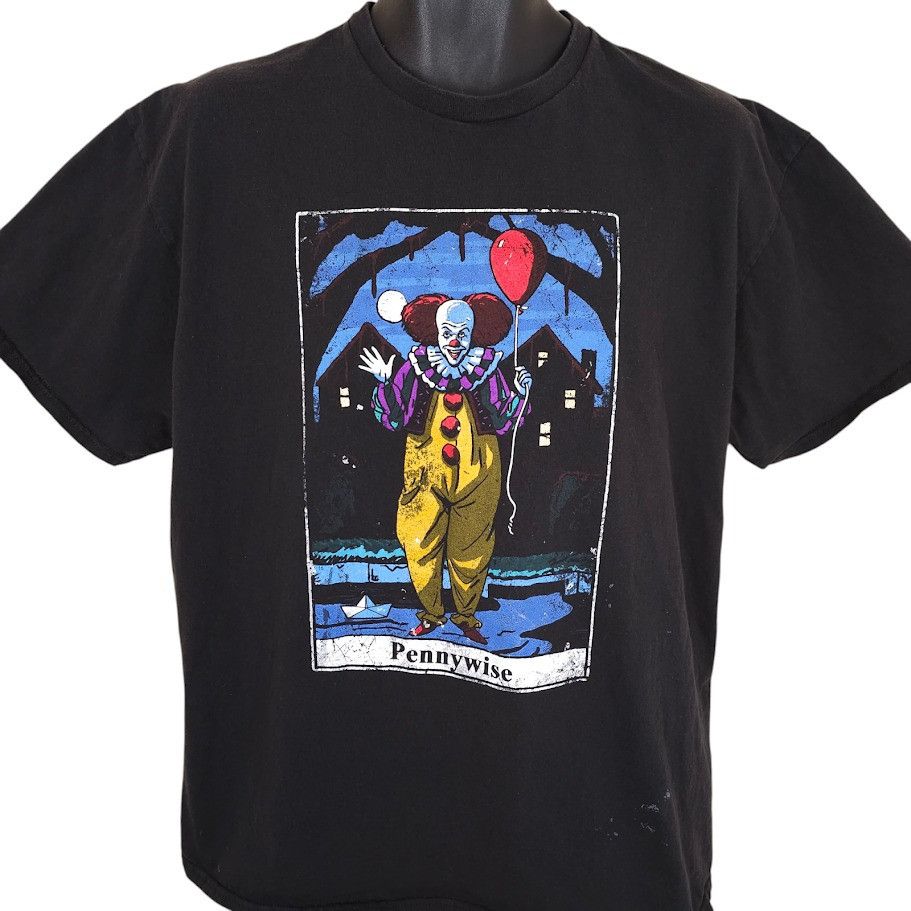 Other IT Movie T Shirt Mens Size XL Black Pennywise Horror Size US XL / EU 56 / 4 - 1 Thumbnail