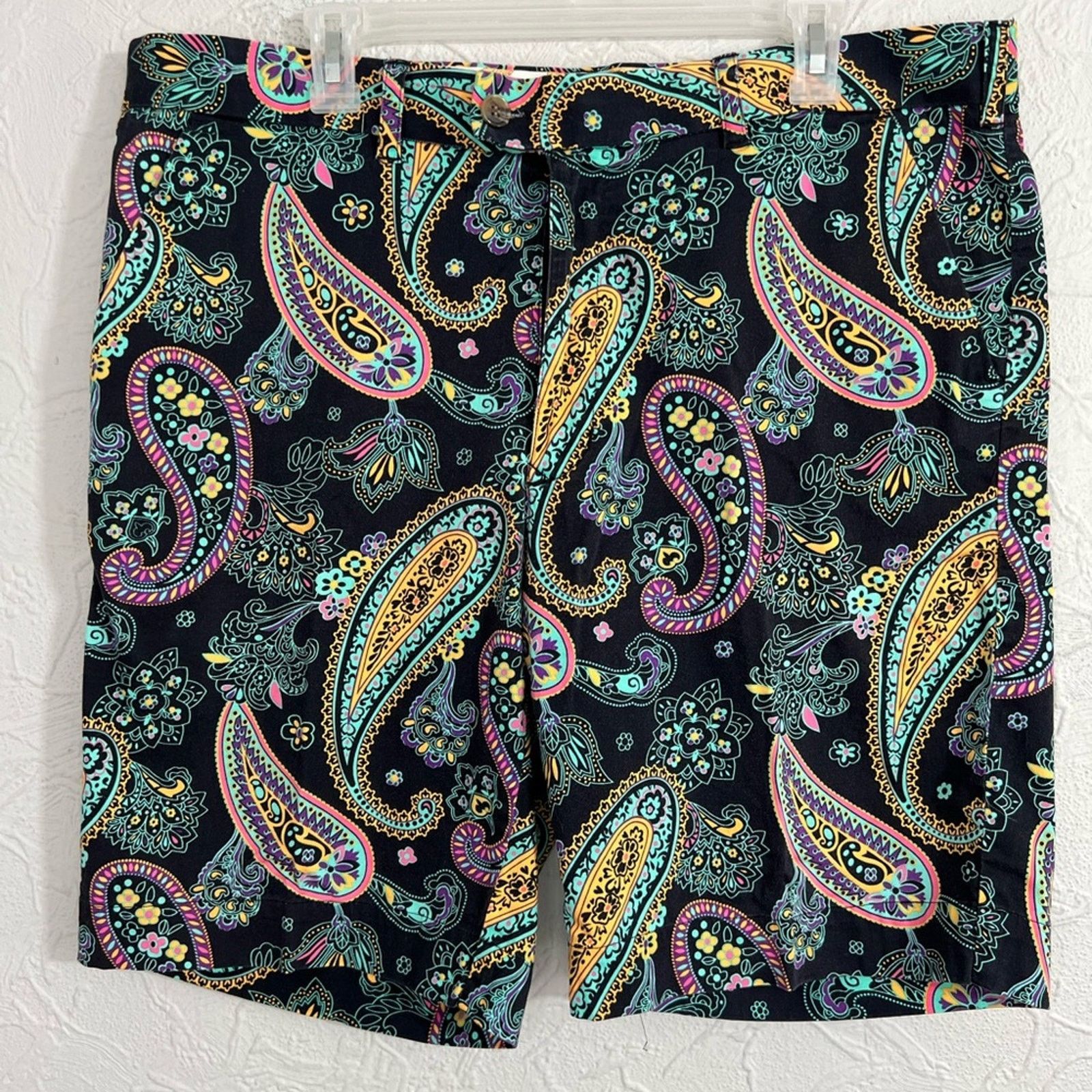 Callaway Golf Loudmouth Golf Shorts Men's Birds Paisley 9" Inseam Stretch Size US 40 / EU 56 - 1 Thumbnail