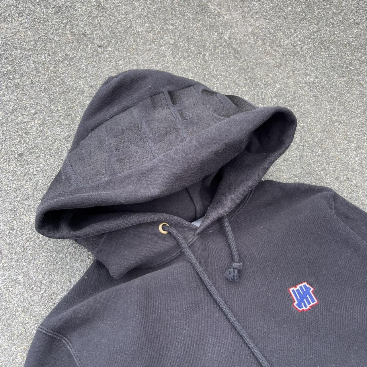 Champion × Japanese Brand × Undefeated Vintage y2k 90s Undefeated x Champion Terry cotton hoodie Size US M / EU 48-50 / 2 - 3 Thumbnail