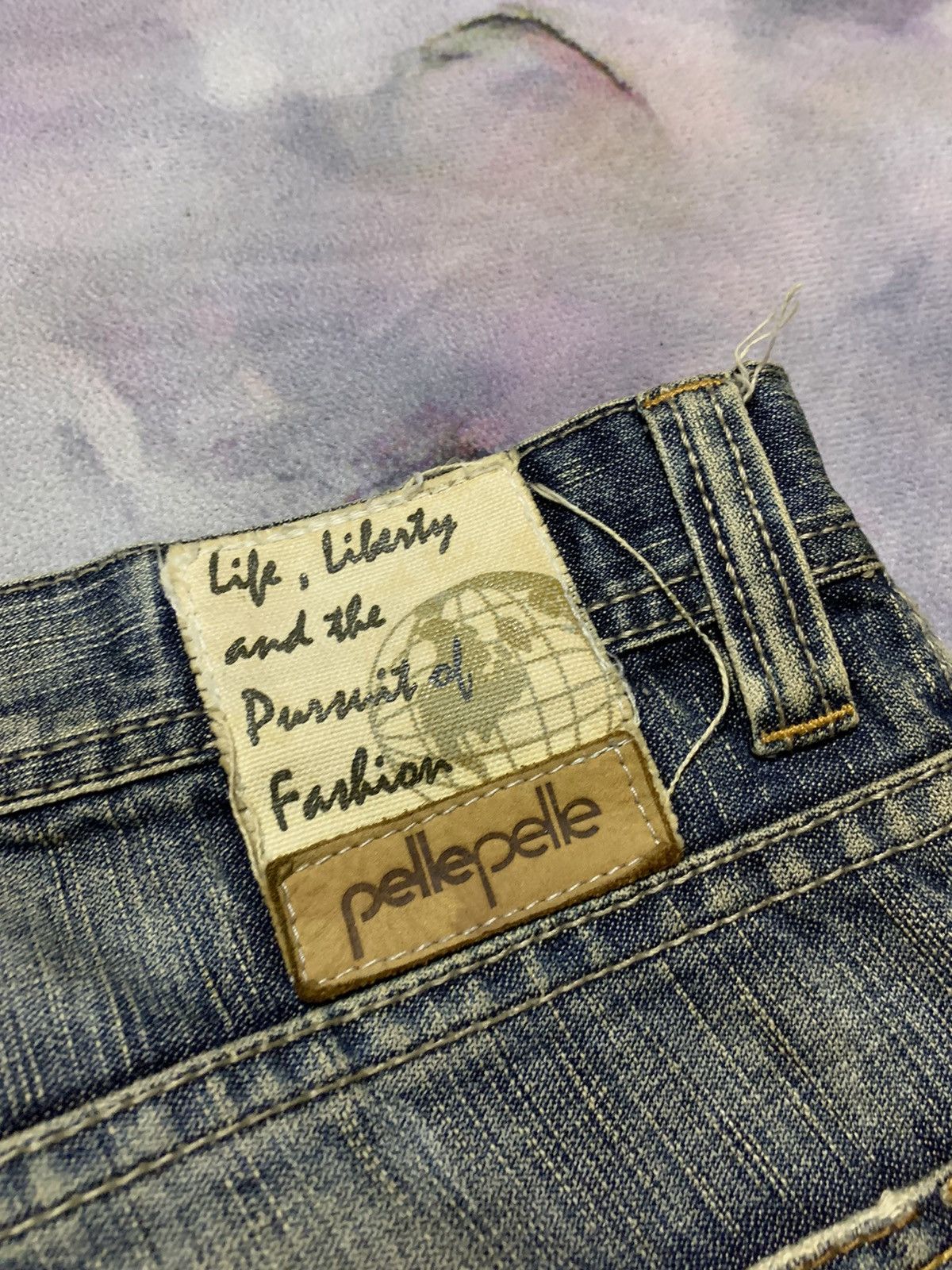 Fubu Vintage 90’s PELLE PELLE Baggy Oversized Rap Hip Hop Pants Size US 35 - 10 Thumbnail