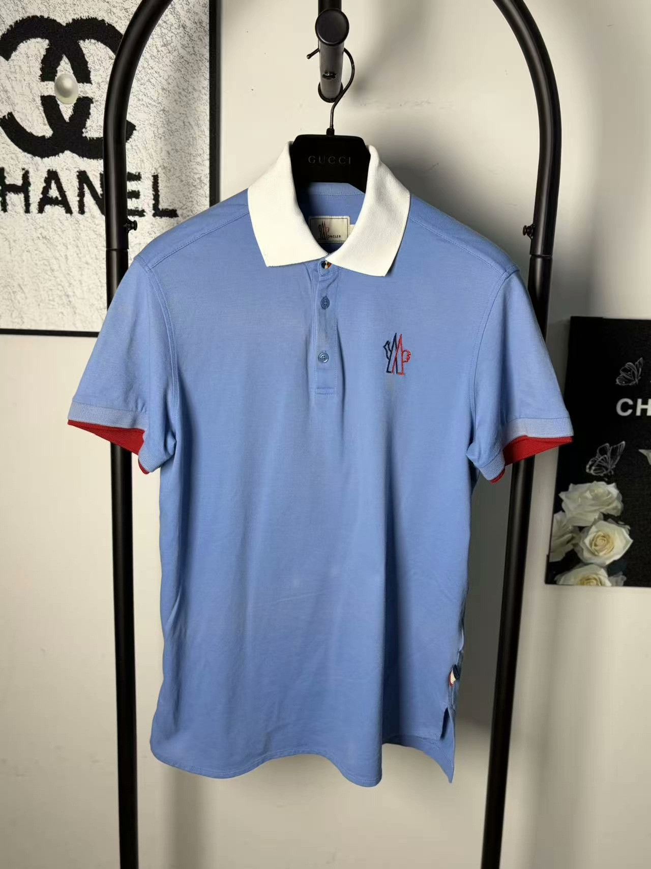 Moncler Moncler Retro White T-Shirt m Men Size US M / EU 48-50 / 2 - 1 Thumbnail