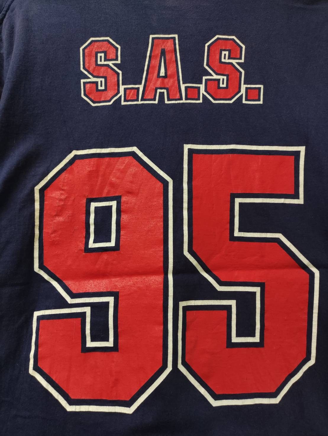 Vintage Vtg 90's "S.A.S."49Goals Blackburn Rovers Champ 1995 T-Shirt Size US L / EU 52-54 / 3 - 9 Thumbnail